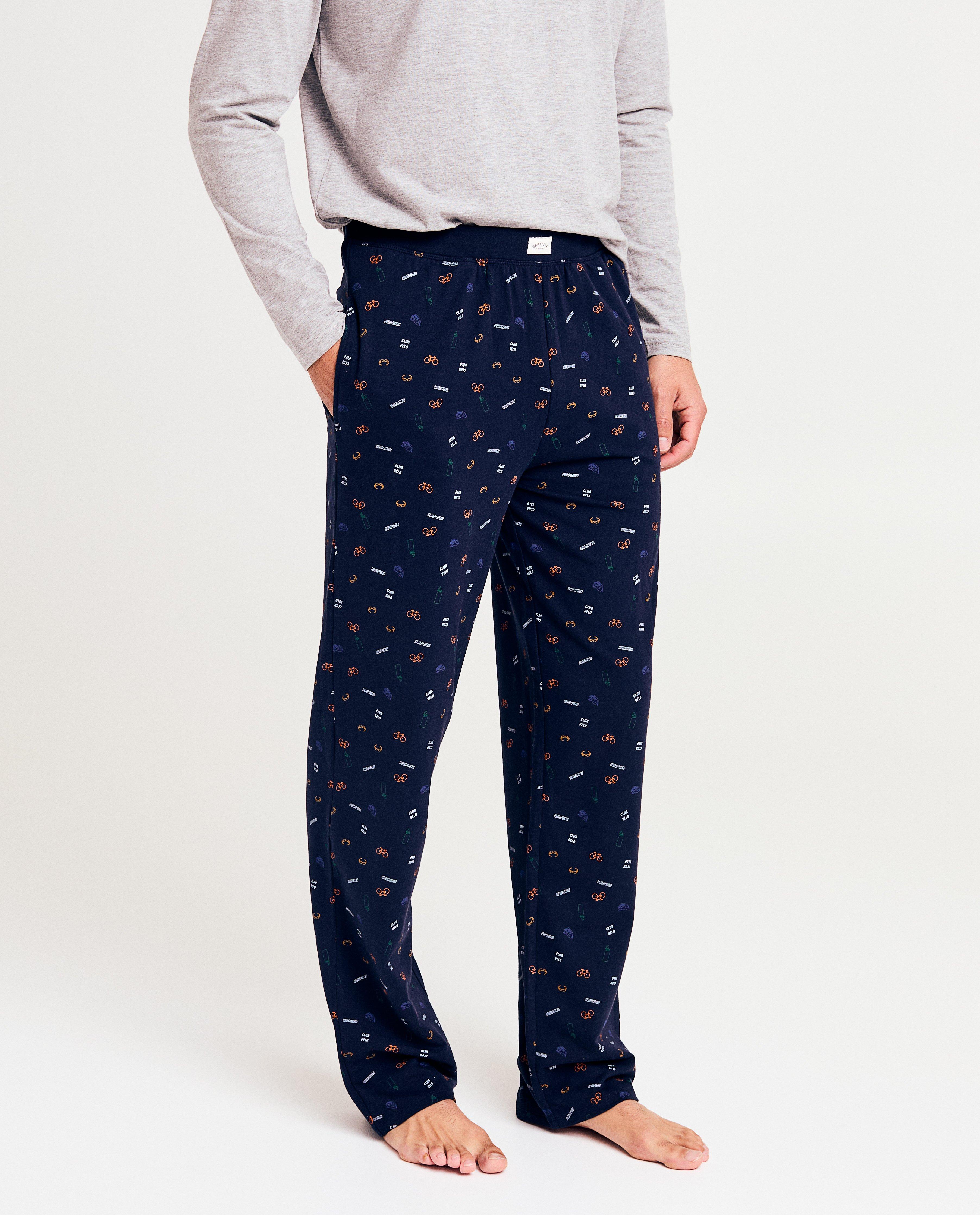 Pyjamas - Pantalon de pyjama en coton bio à imprimé