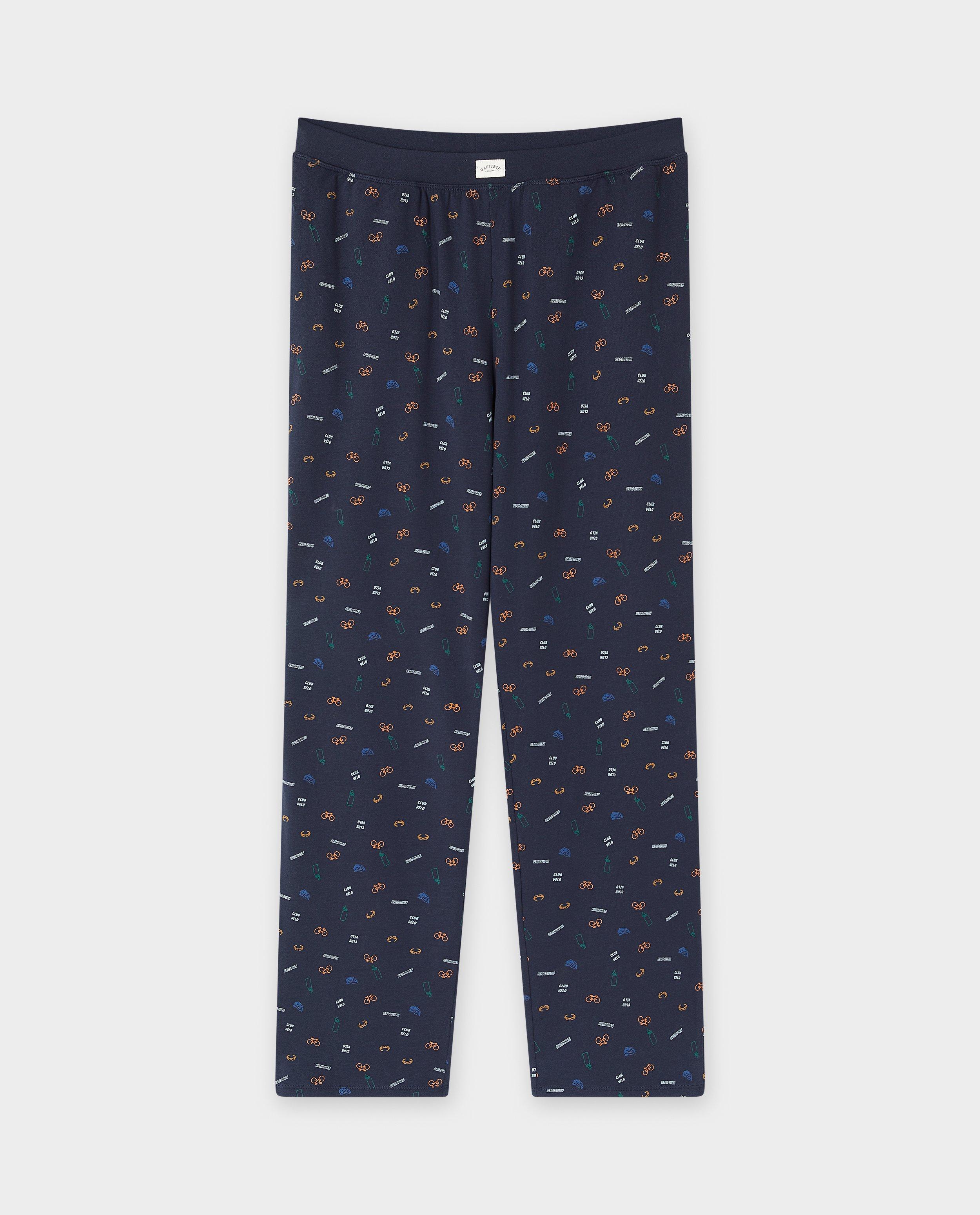 Pyjamas - Pantalon de pyjama en coton bio à imprimé