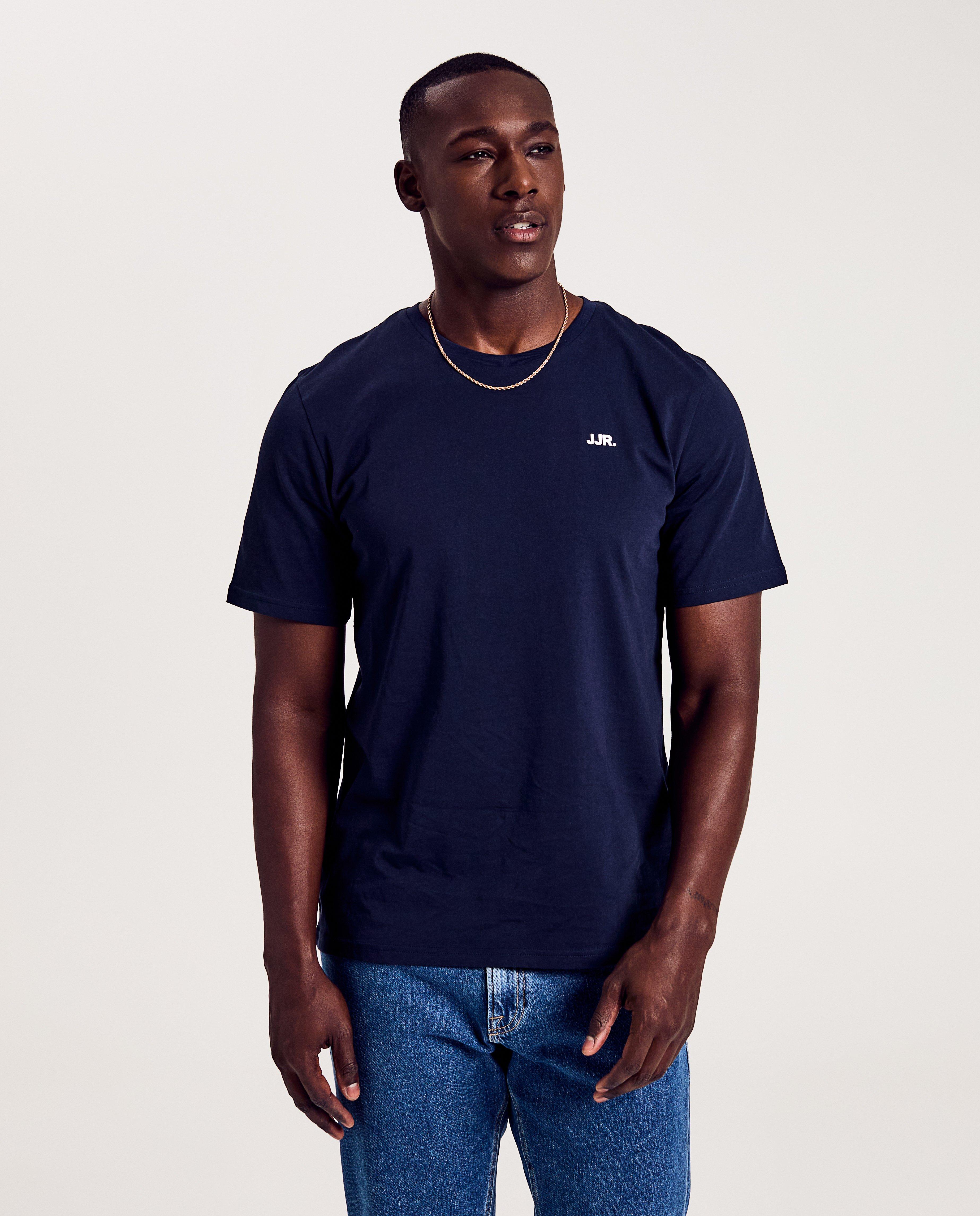 Donkerblauw T-shirt met opschrift - Product Detail - donkerblauw - afbeelding nummer 1