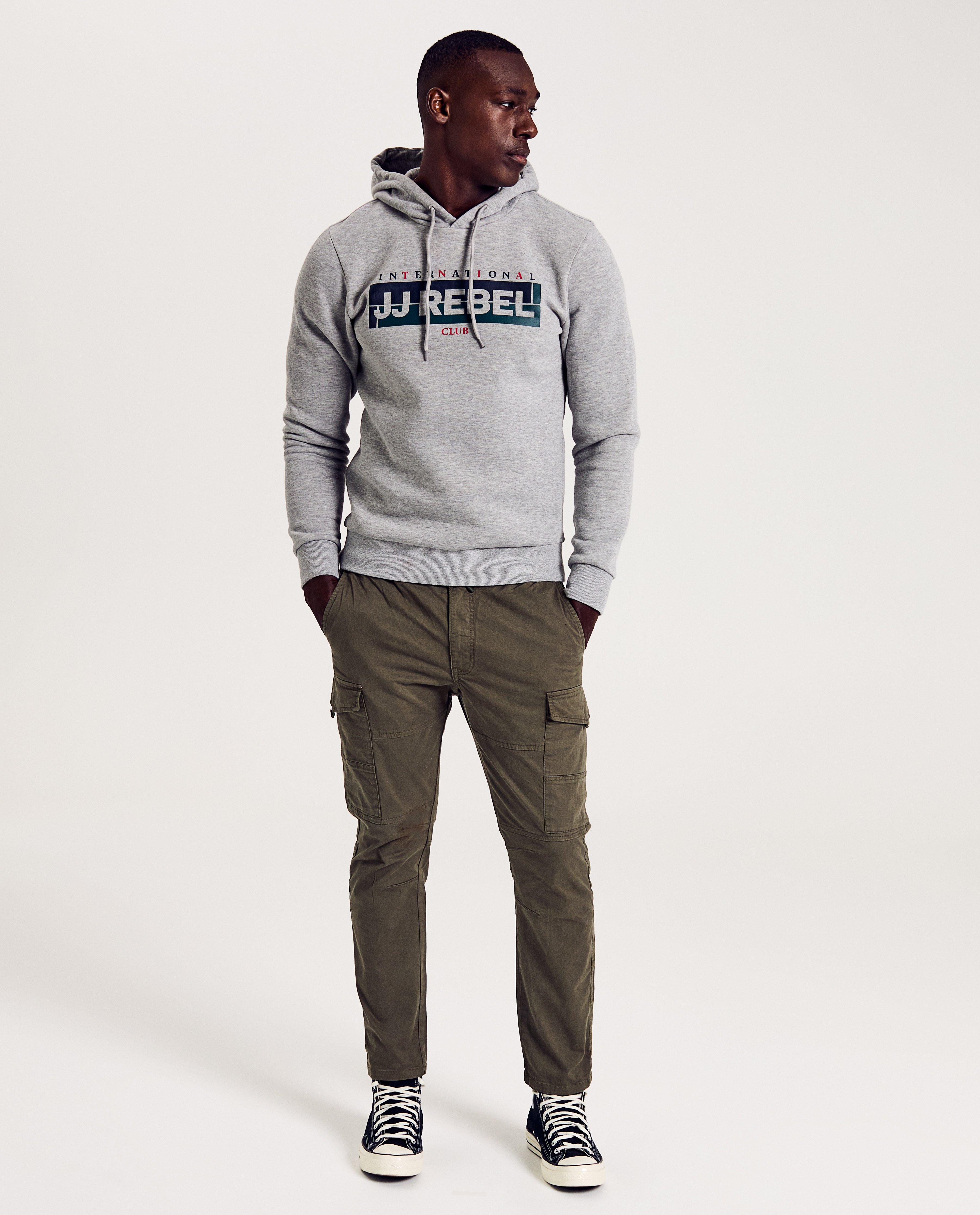 Hoodie met opschrift - Product Detail - lichtgrijs - afbeelding nummer 2