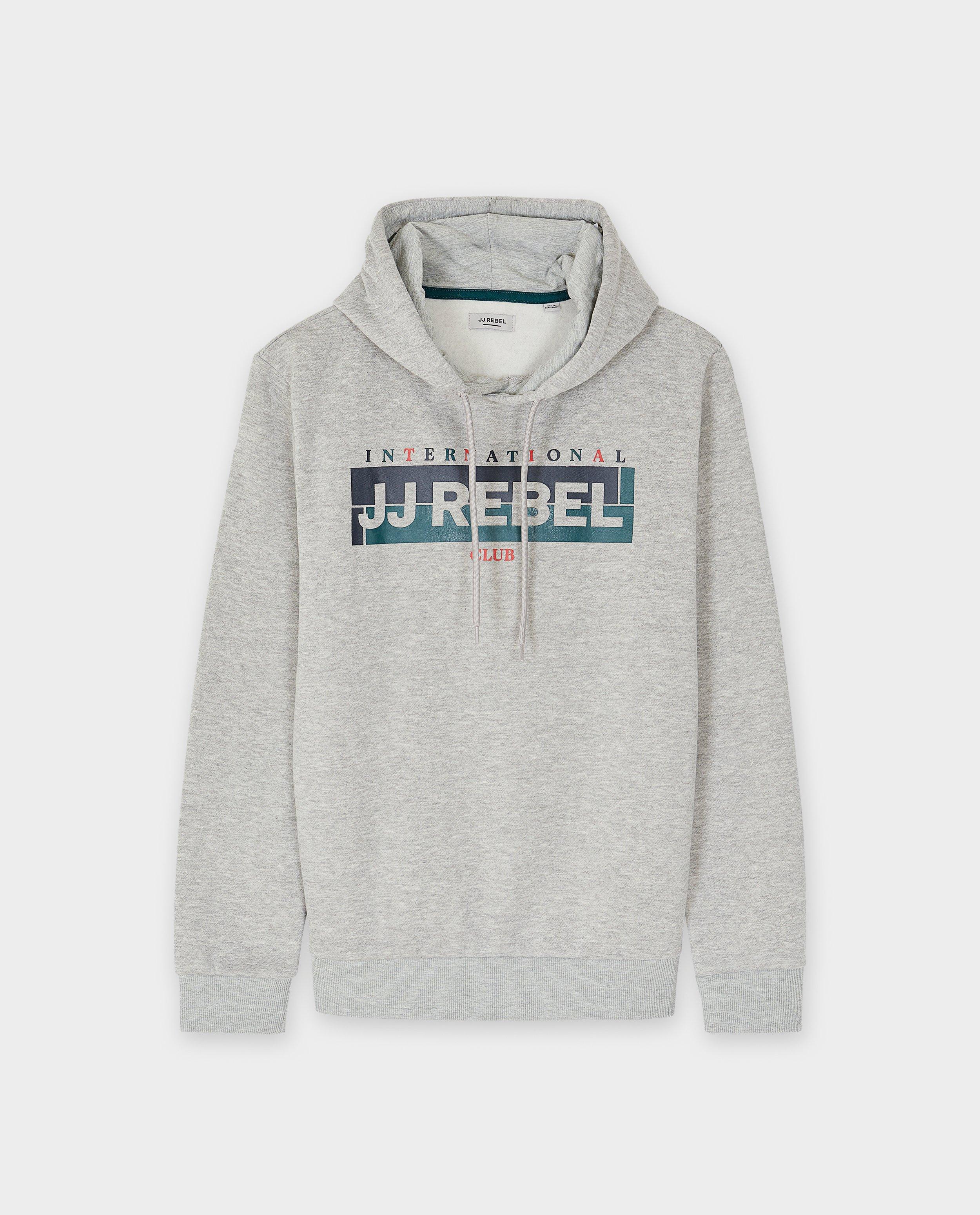 Hoodie met opschrift - Product Detail - lichtgrijs - afbeelding nummer 4