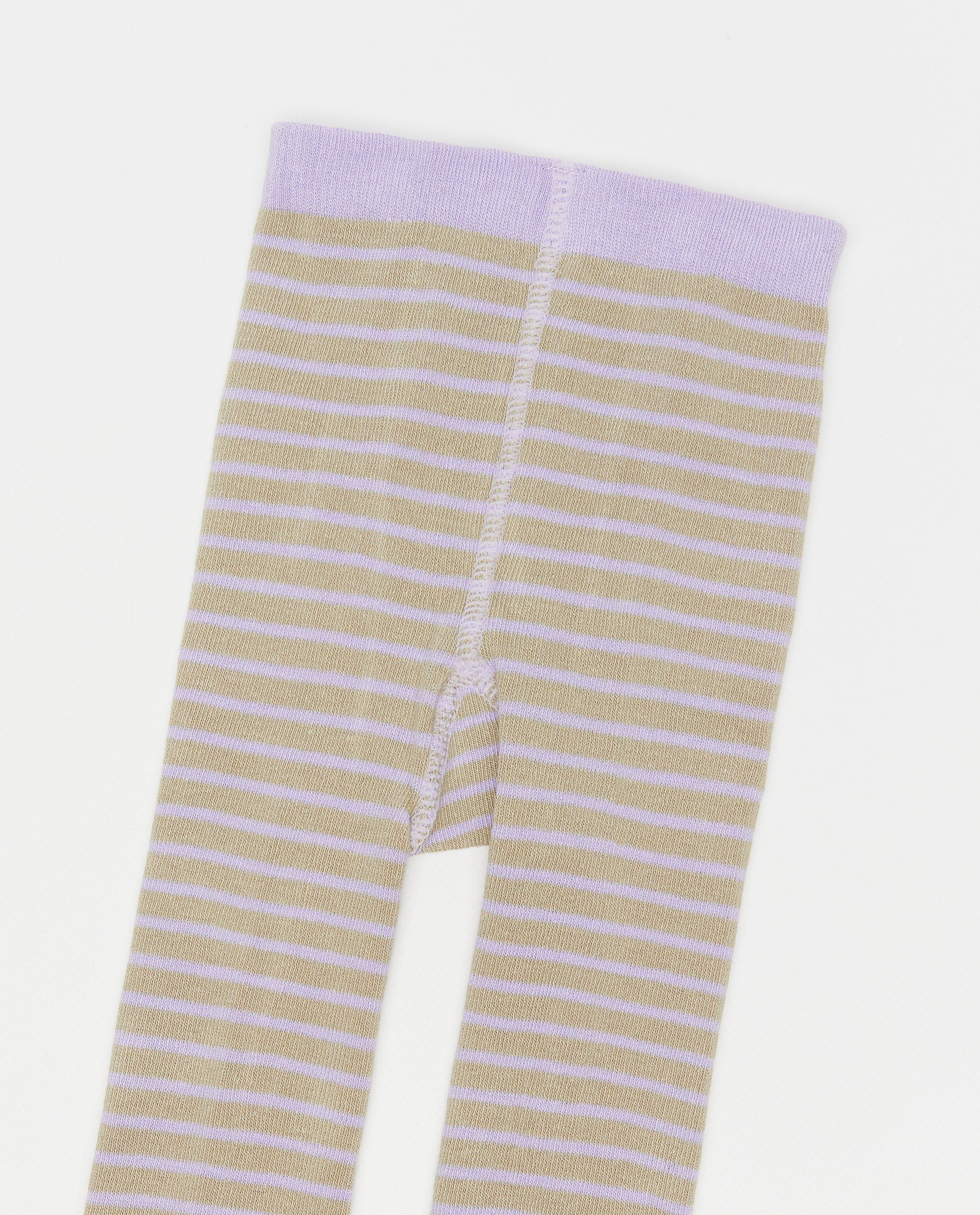Collant &agrave; rayures - D&eacute;tails du produit - lilas - image num&eacute;ro 2