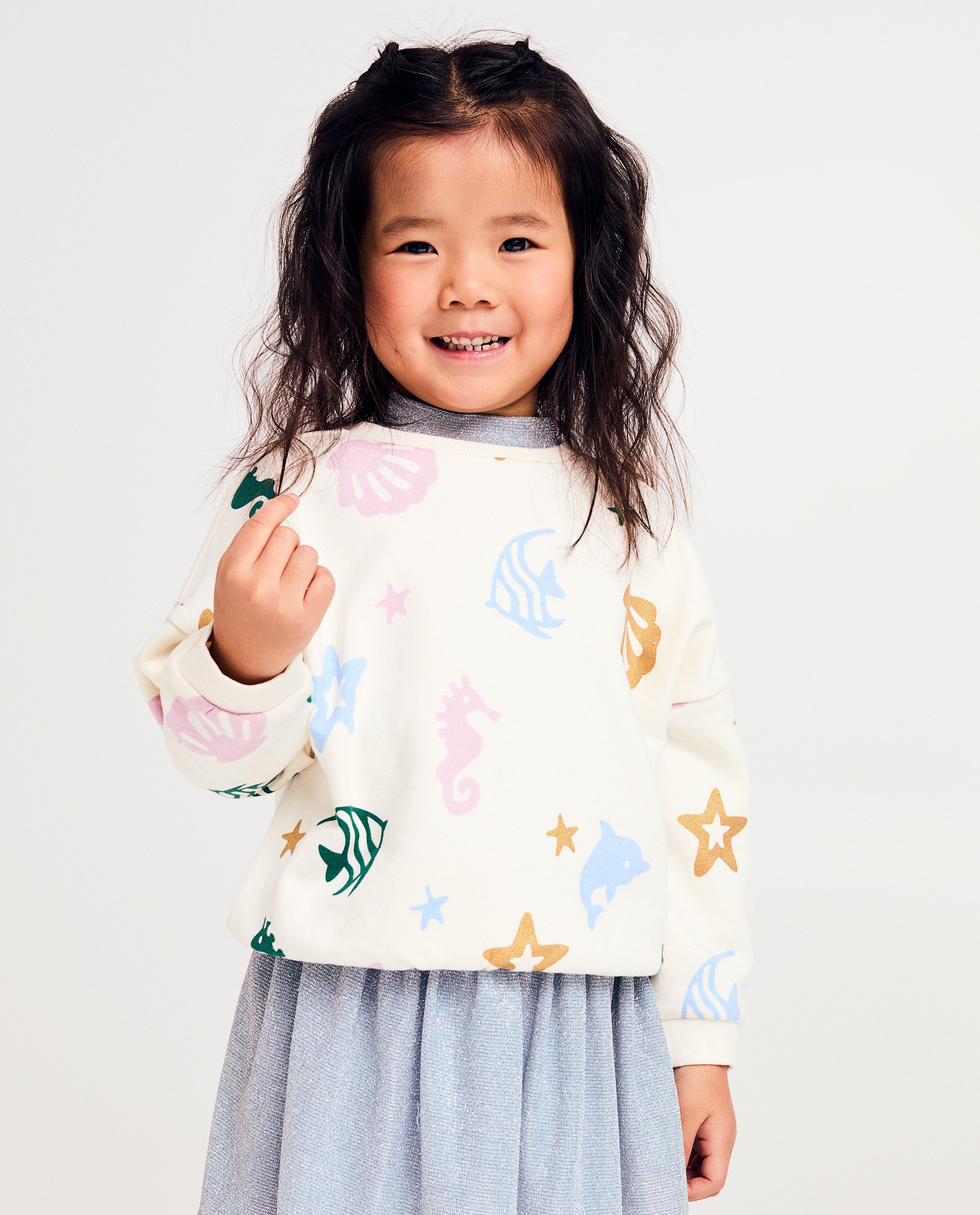Sweaters - Sweater met print zeefiguren, maat 98-140