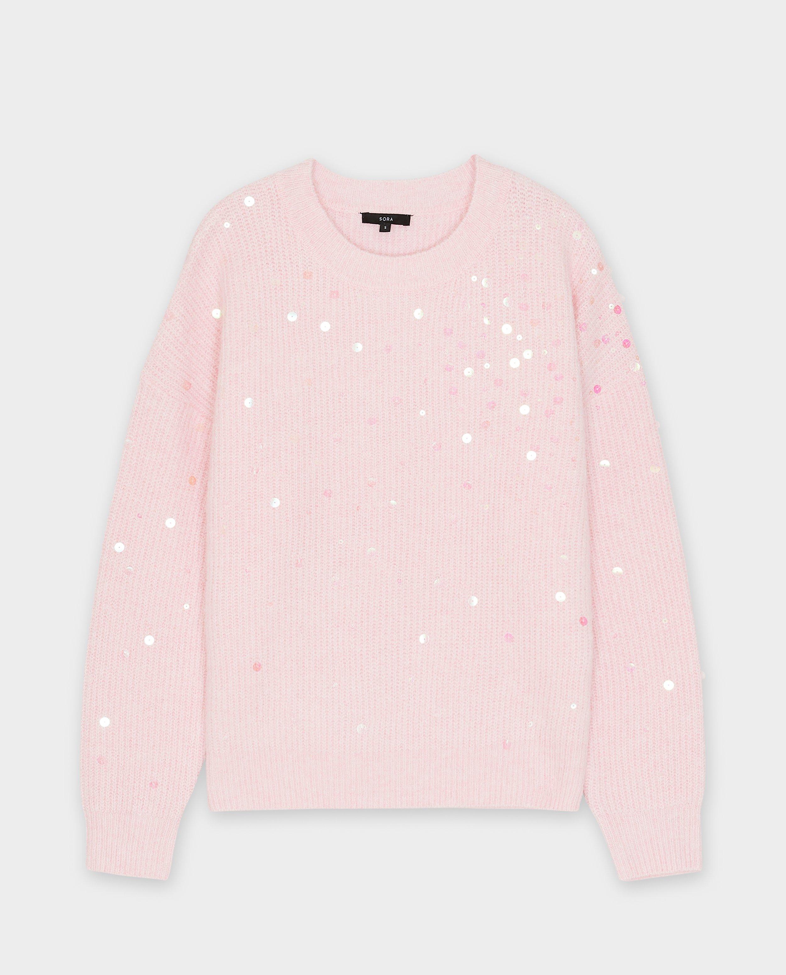 Trui met pailletten - Product Detail - lichtroze - afbeelding nummer 4