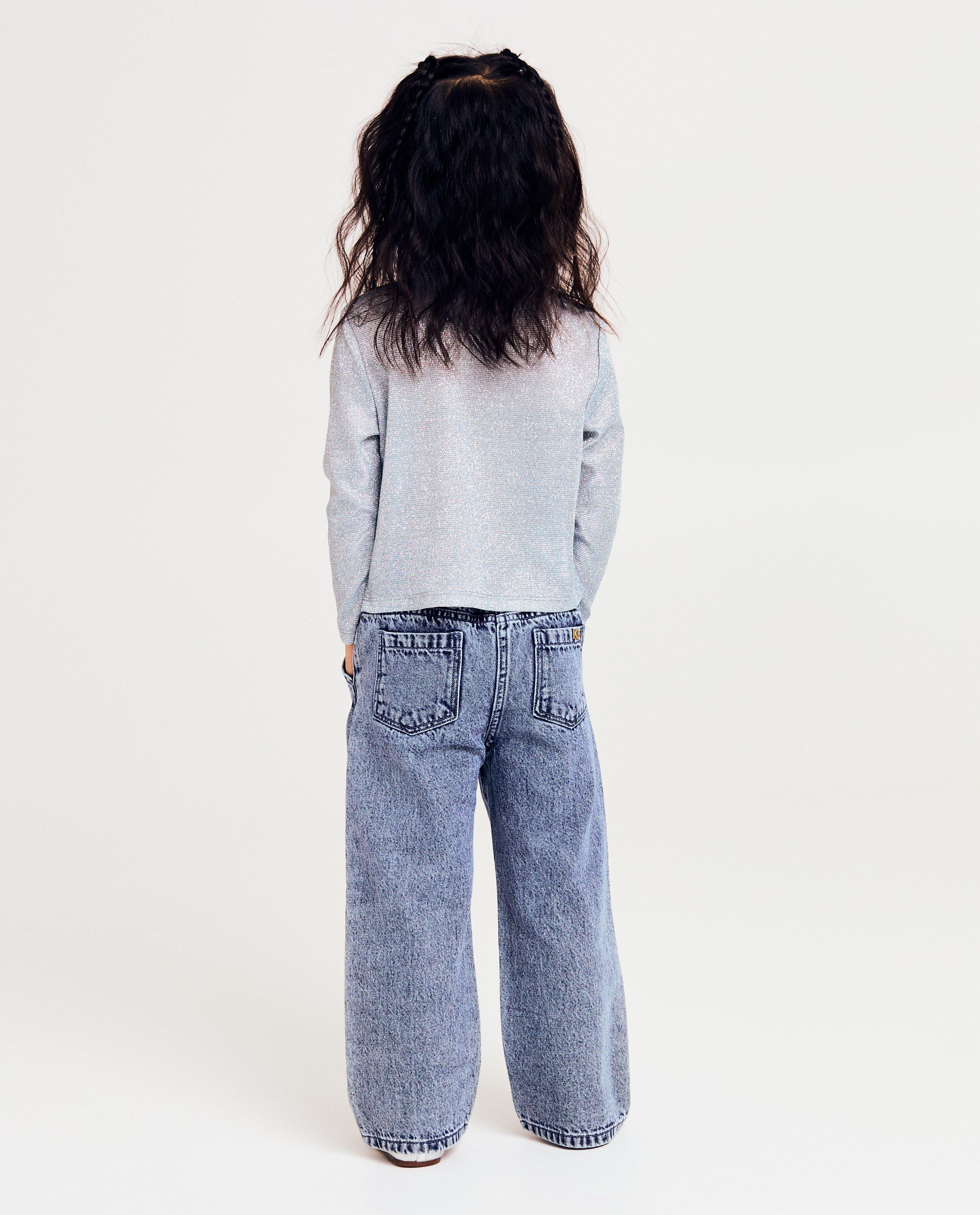 Jeans - Jeans met print, straight fit, maat 98-152