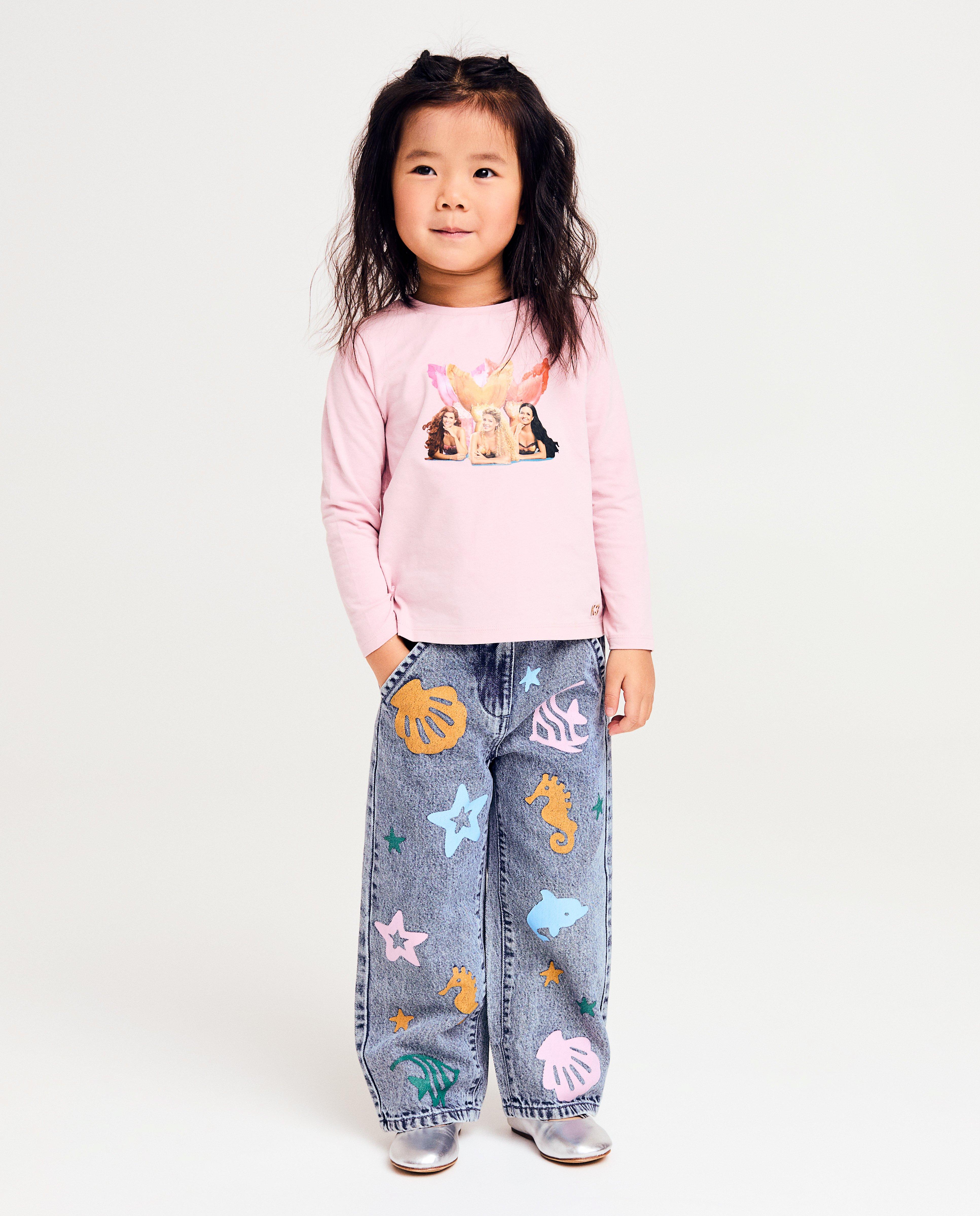 T-shirts - Biokatoenen longsleeve met fotoprint, maat 98-152