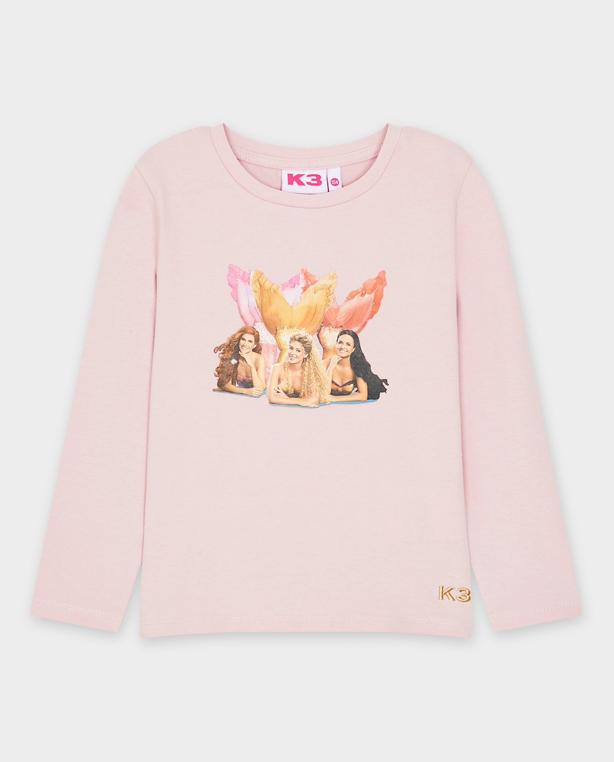 T-shirts - Biokatoenen longsleeve met fotoprint, maat 98-152