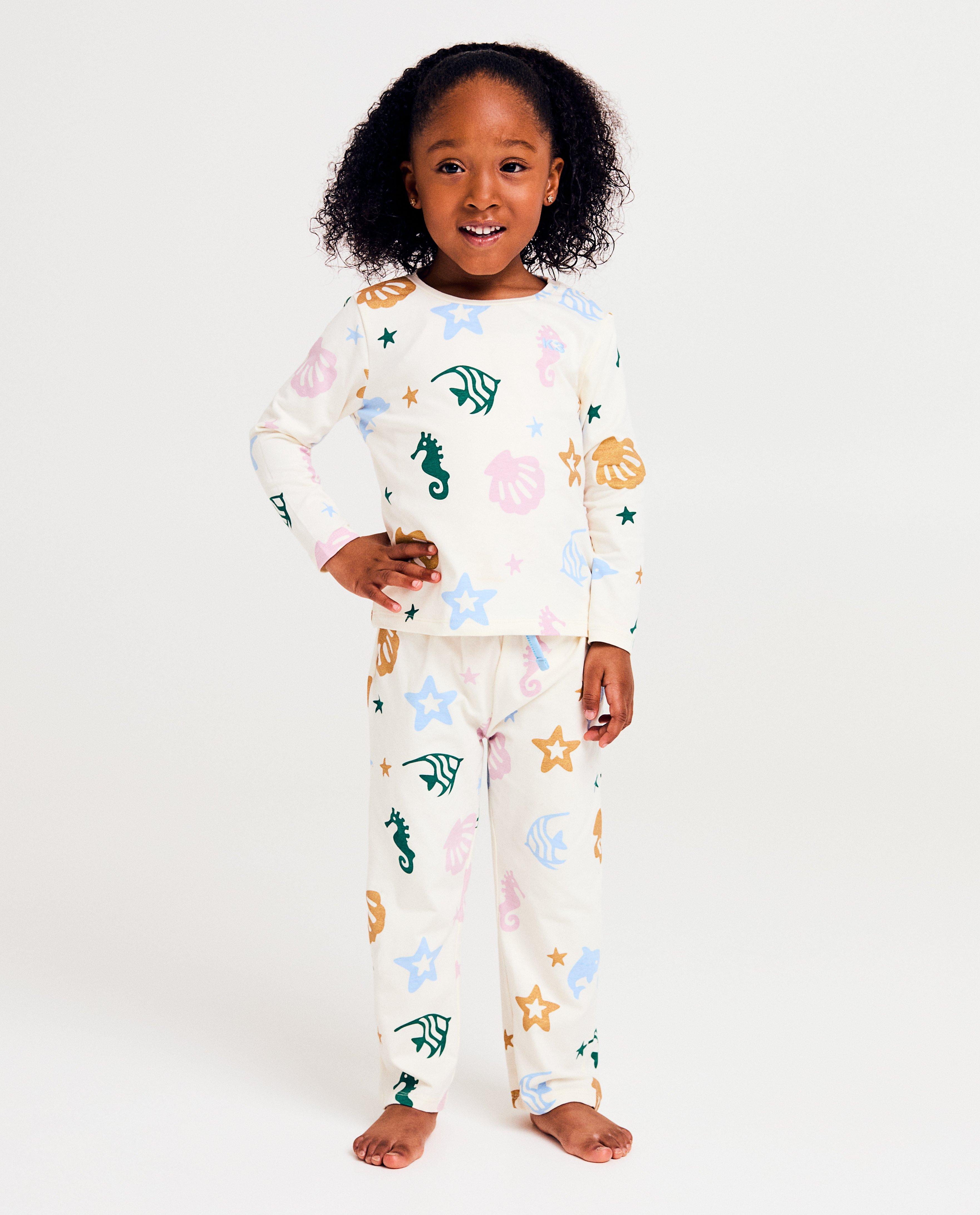 Nachtkleding - Pyjama met print zeefiguren, maat 98-152