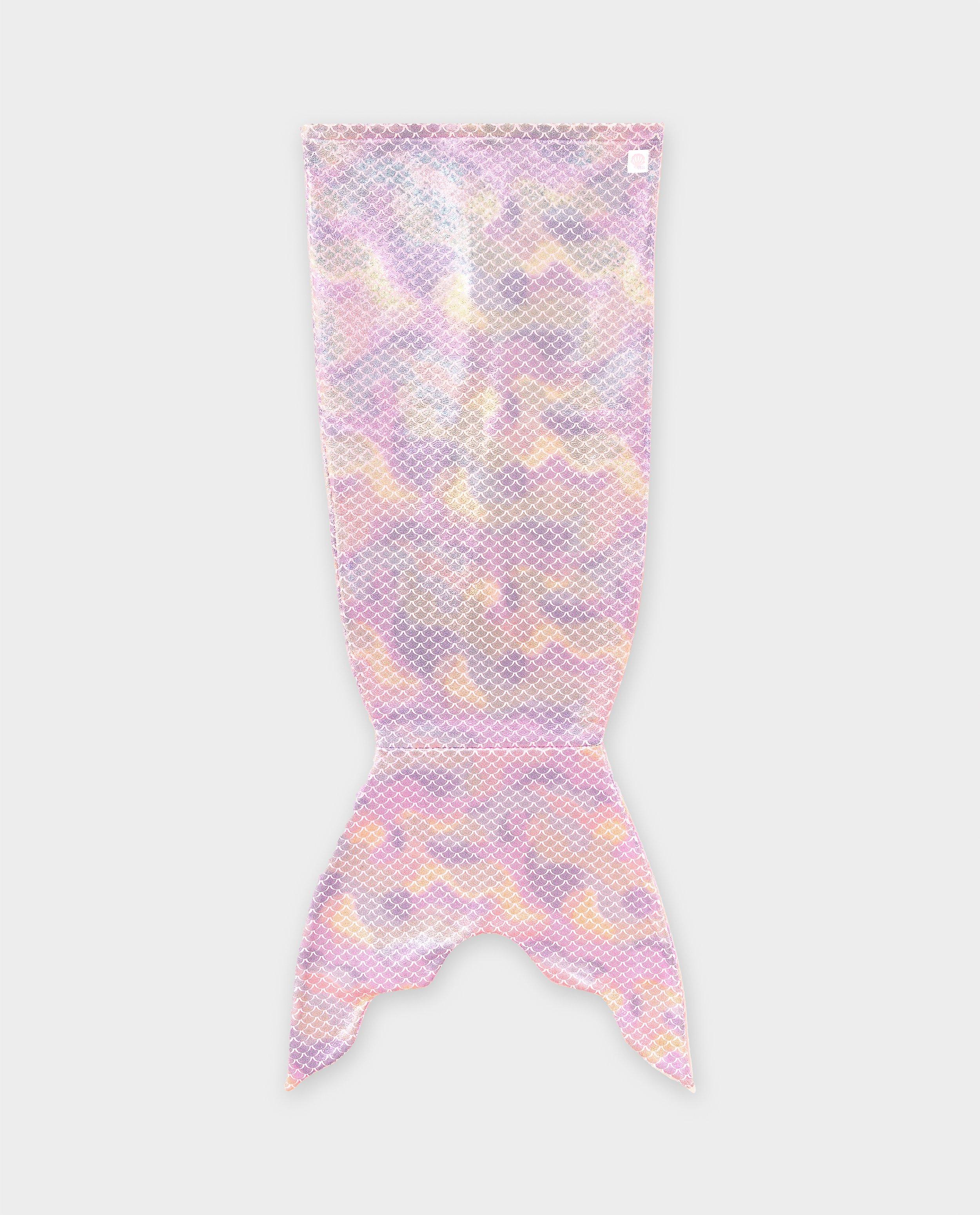 Nachtkleding - Zeemeerminnenstaart dekentje met glitter