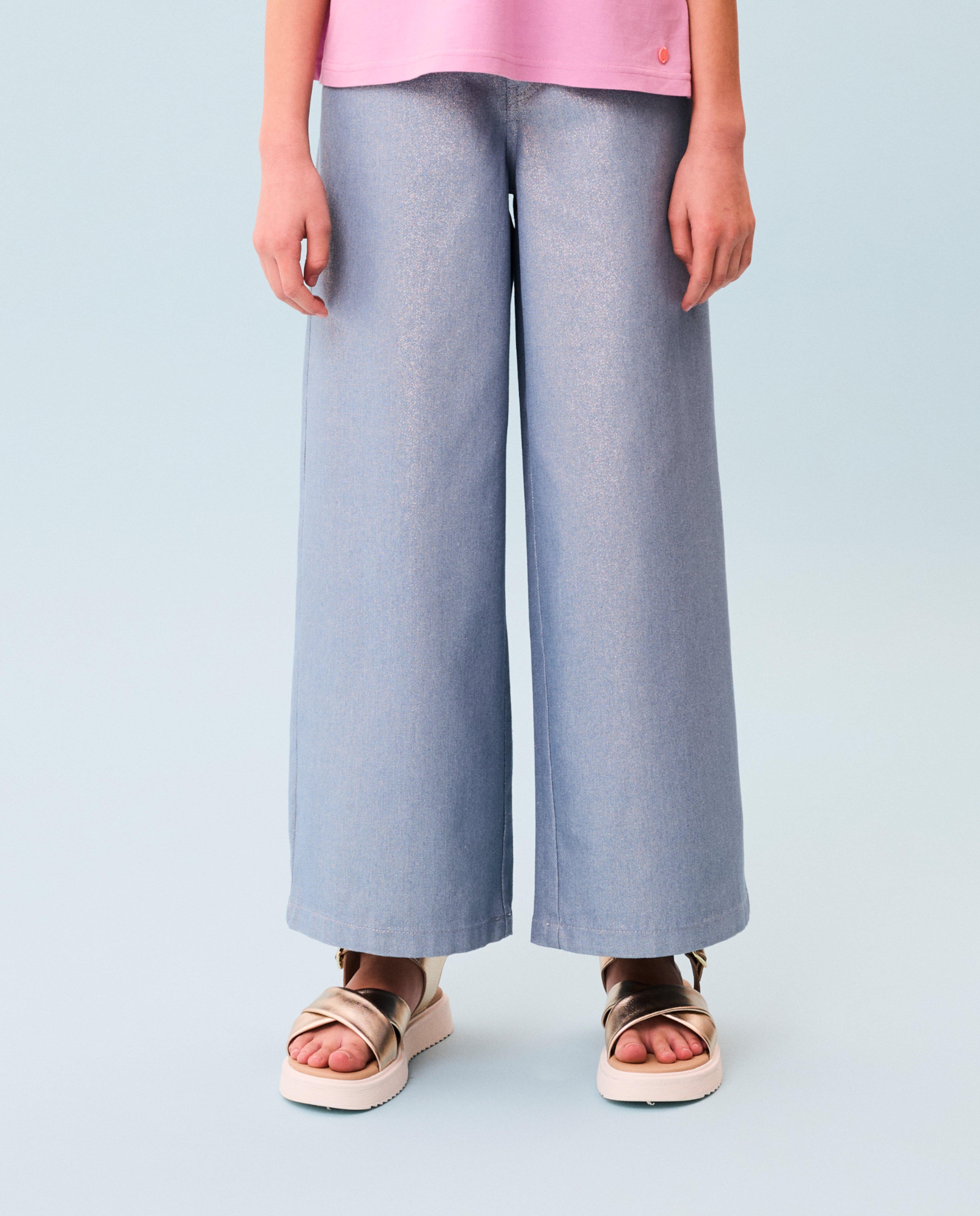 Jeans - Jeans met glitter, wide fit, Special occasions