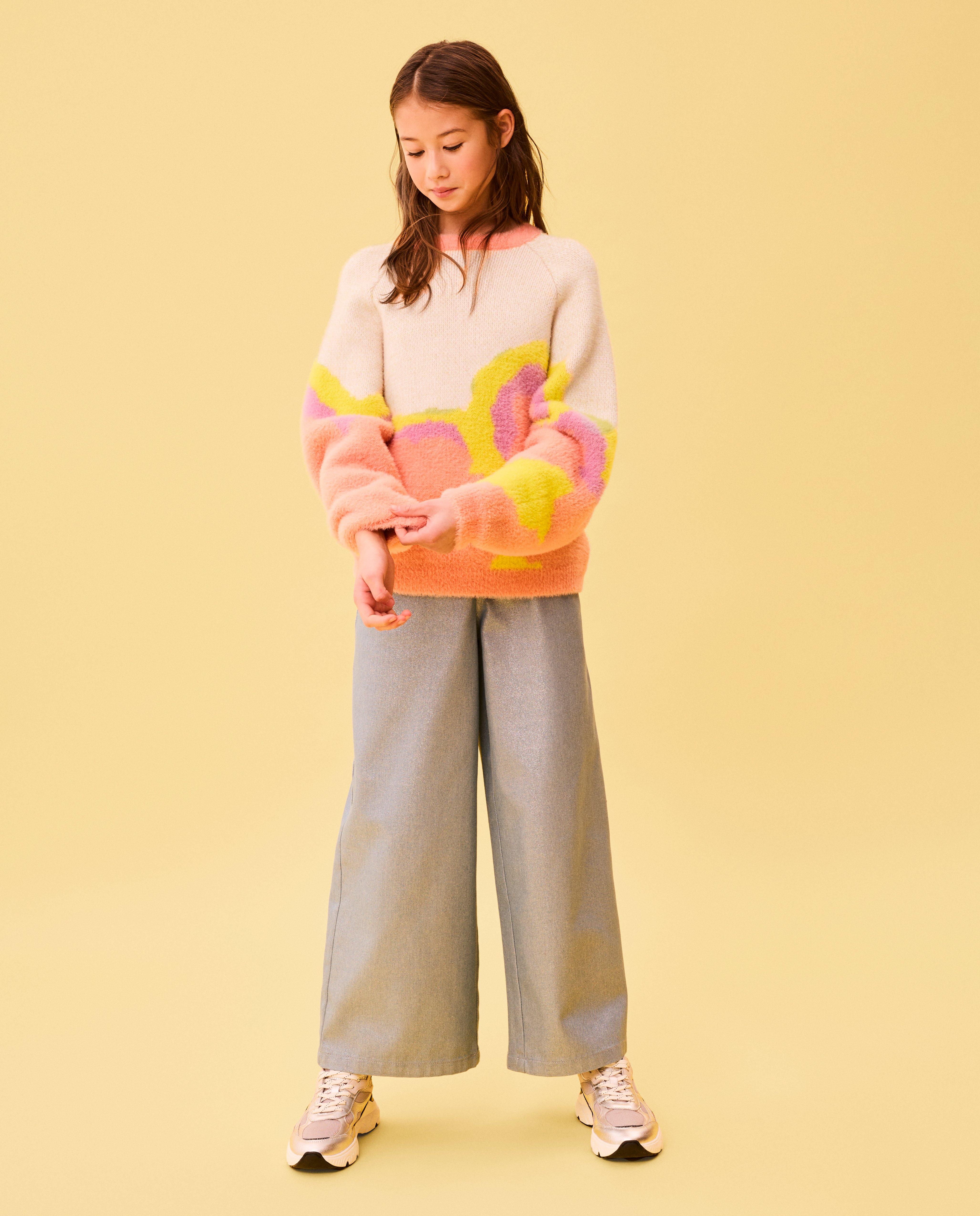 Trui met abstracte bloemenprint, Special occasions - Product Detail - wit - afbeelding nummer 2