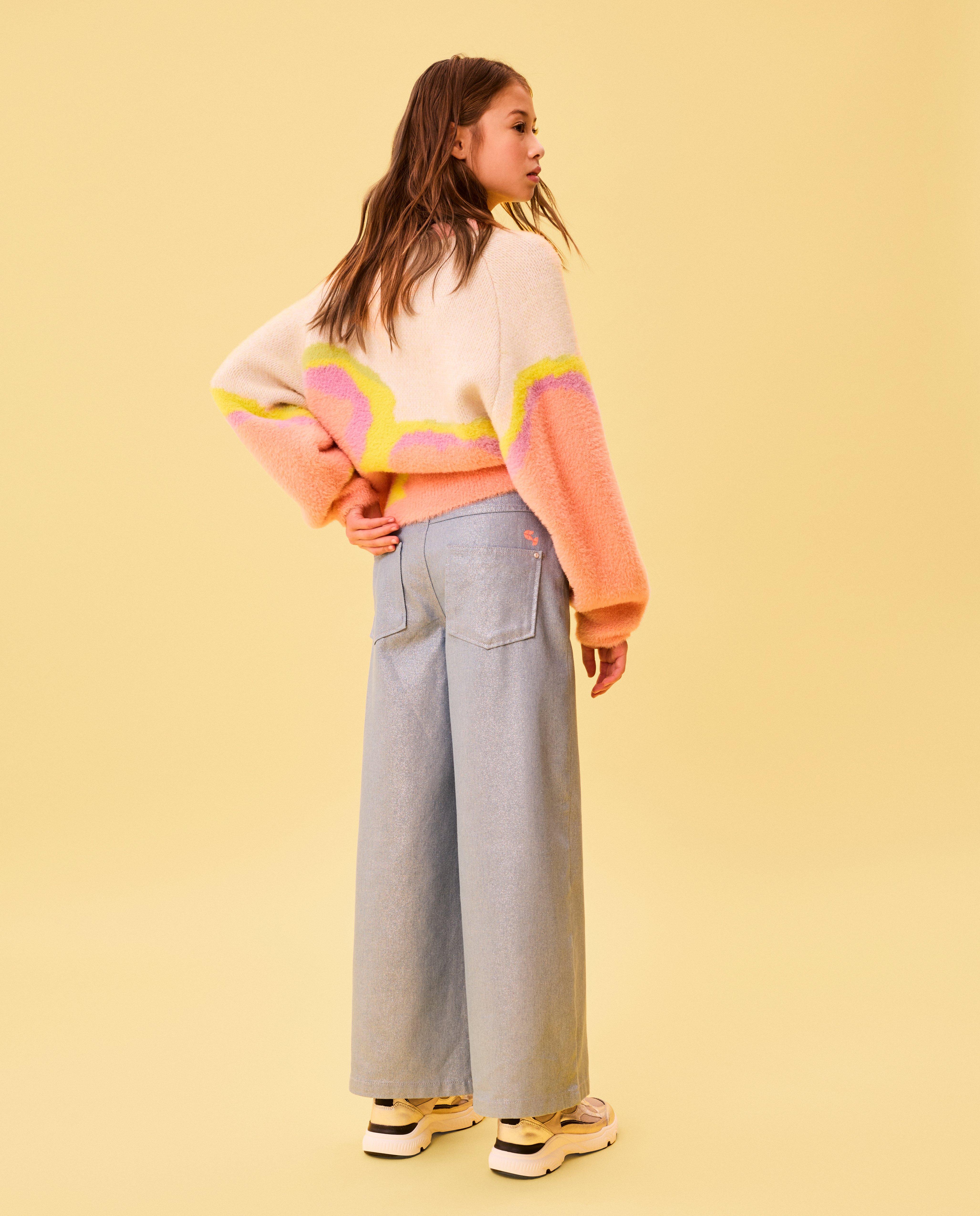 Trui met abstracte bloemenprint, Special occasions - Product Detail - wit - afbeelding nummer 3