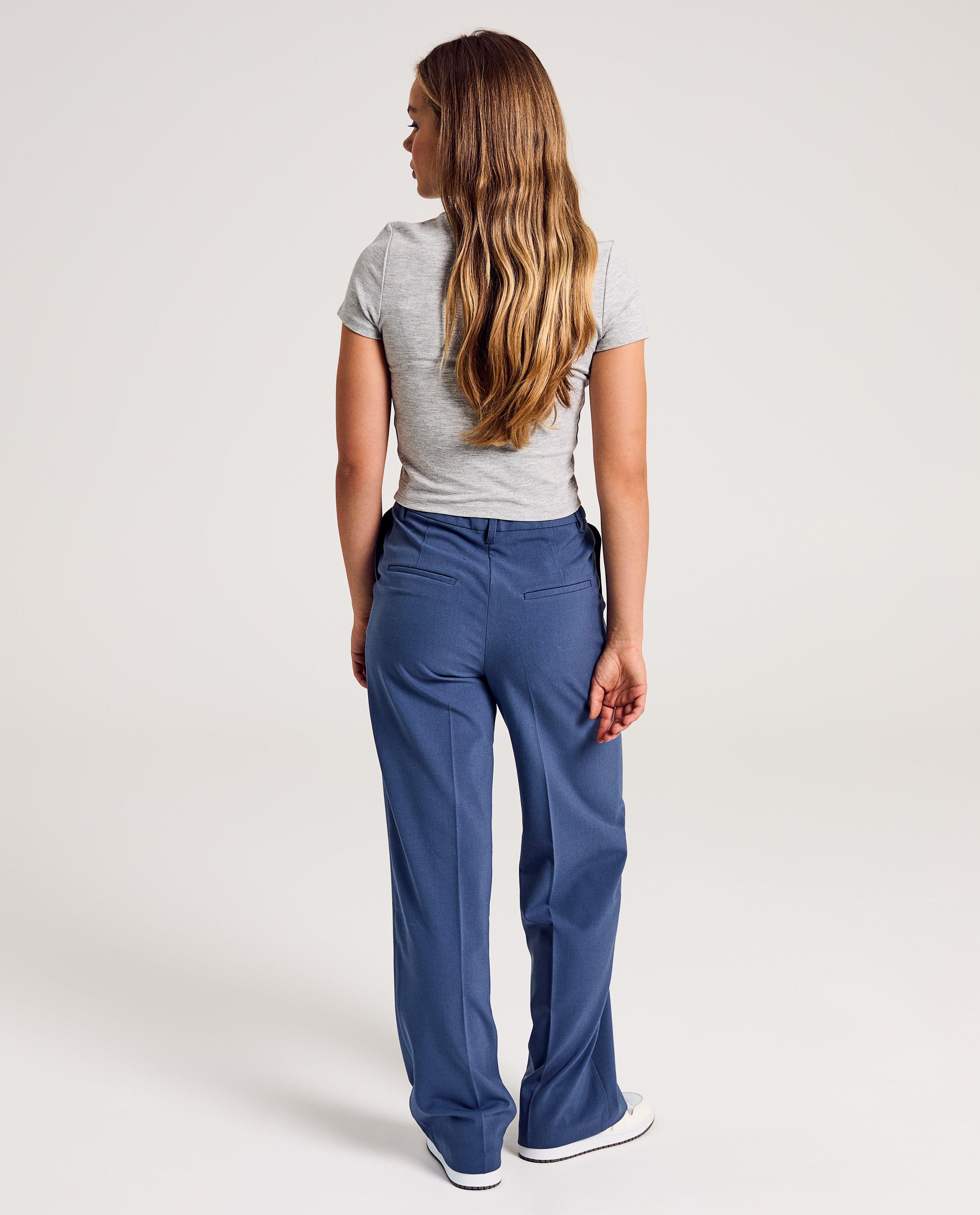 Grijs T-shirt, cropped fit - Product Detail - lichtgrijs - afbeelding nummer 3