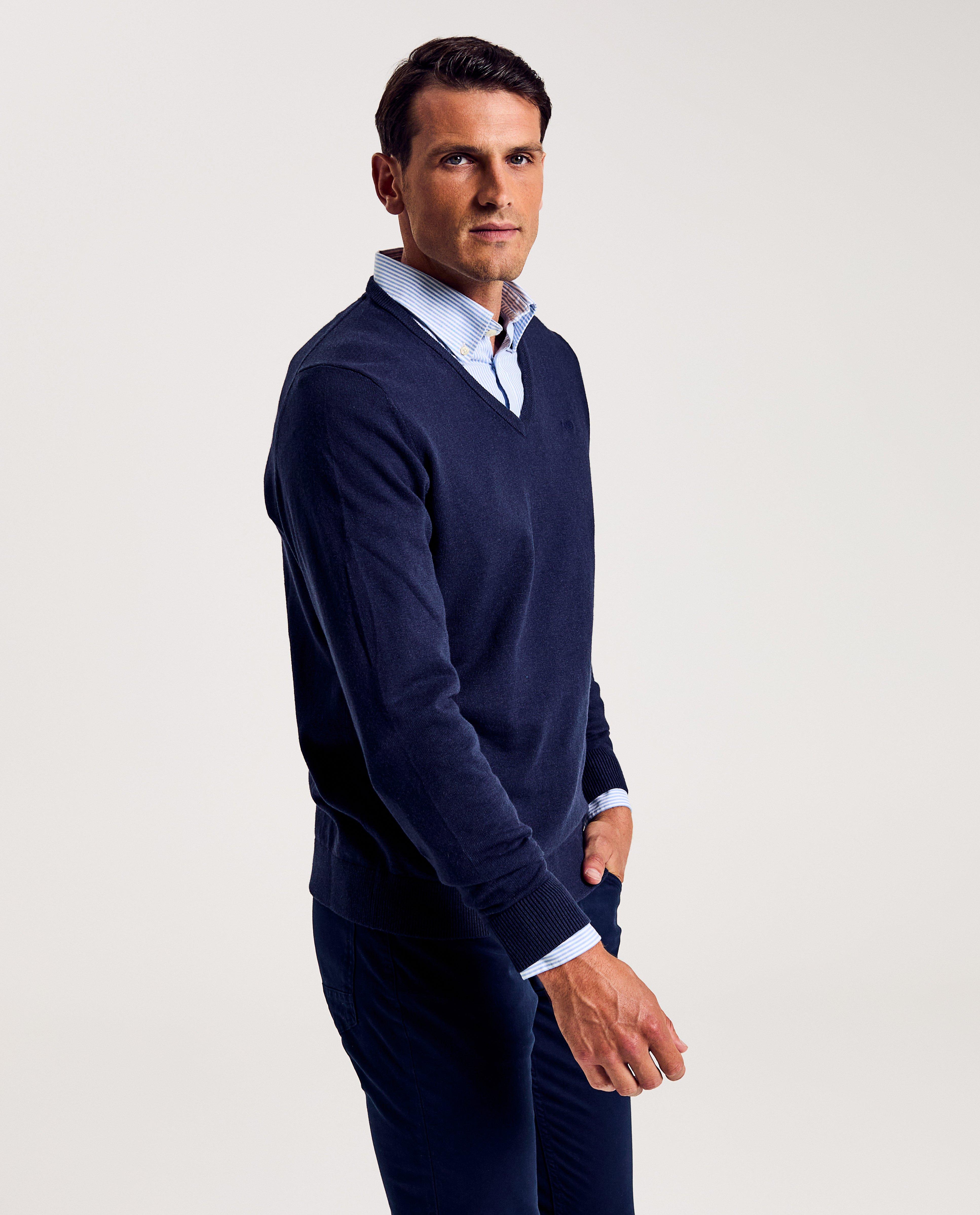 Donkerblauwe trui, regular fit - null - McGregor