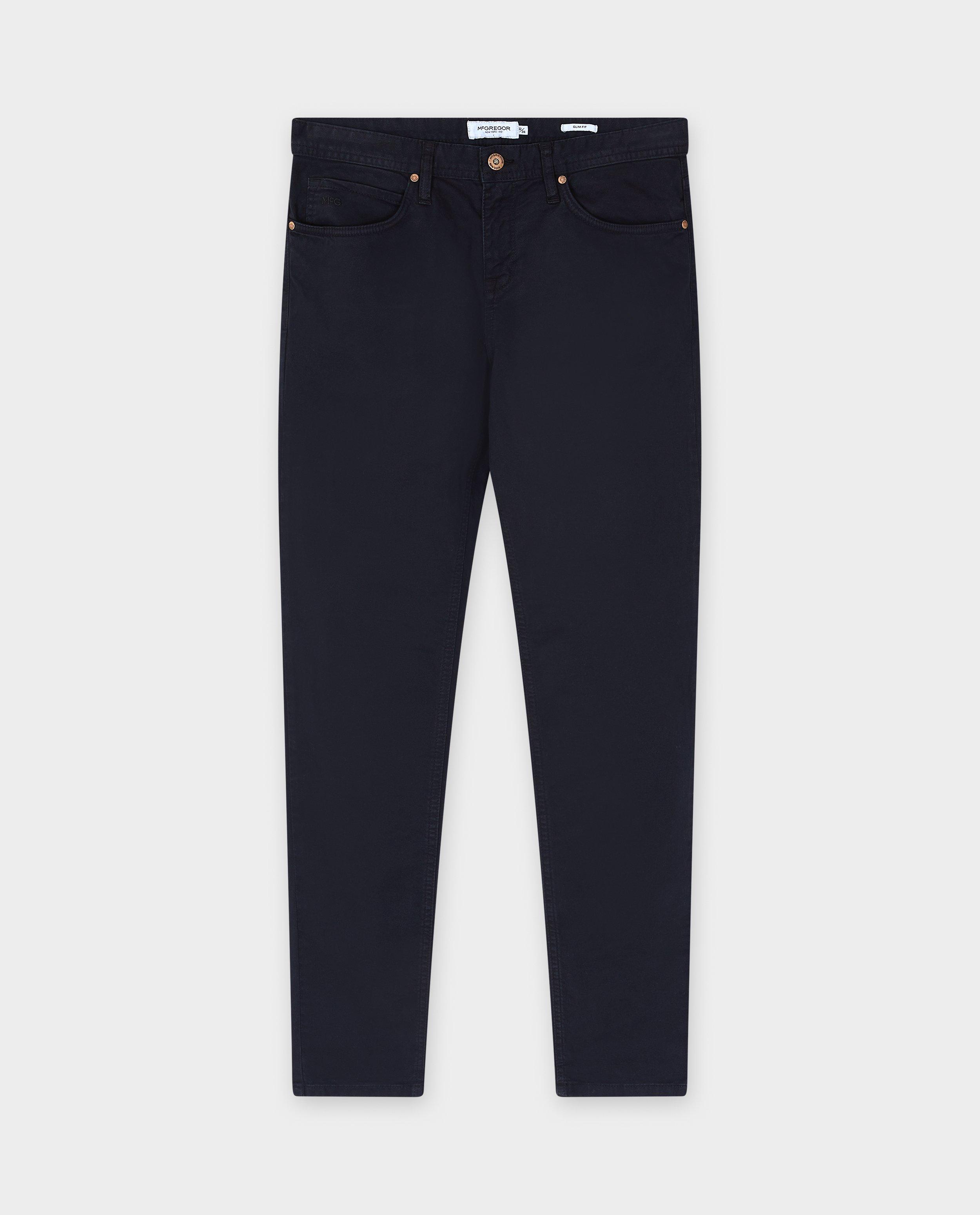Donkerblauwe broek, slim fit - null - McGregor