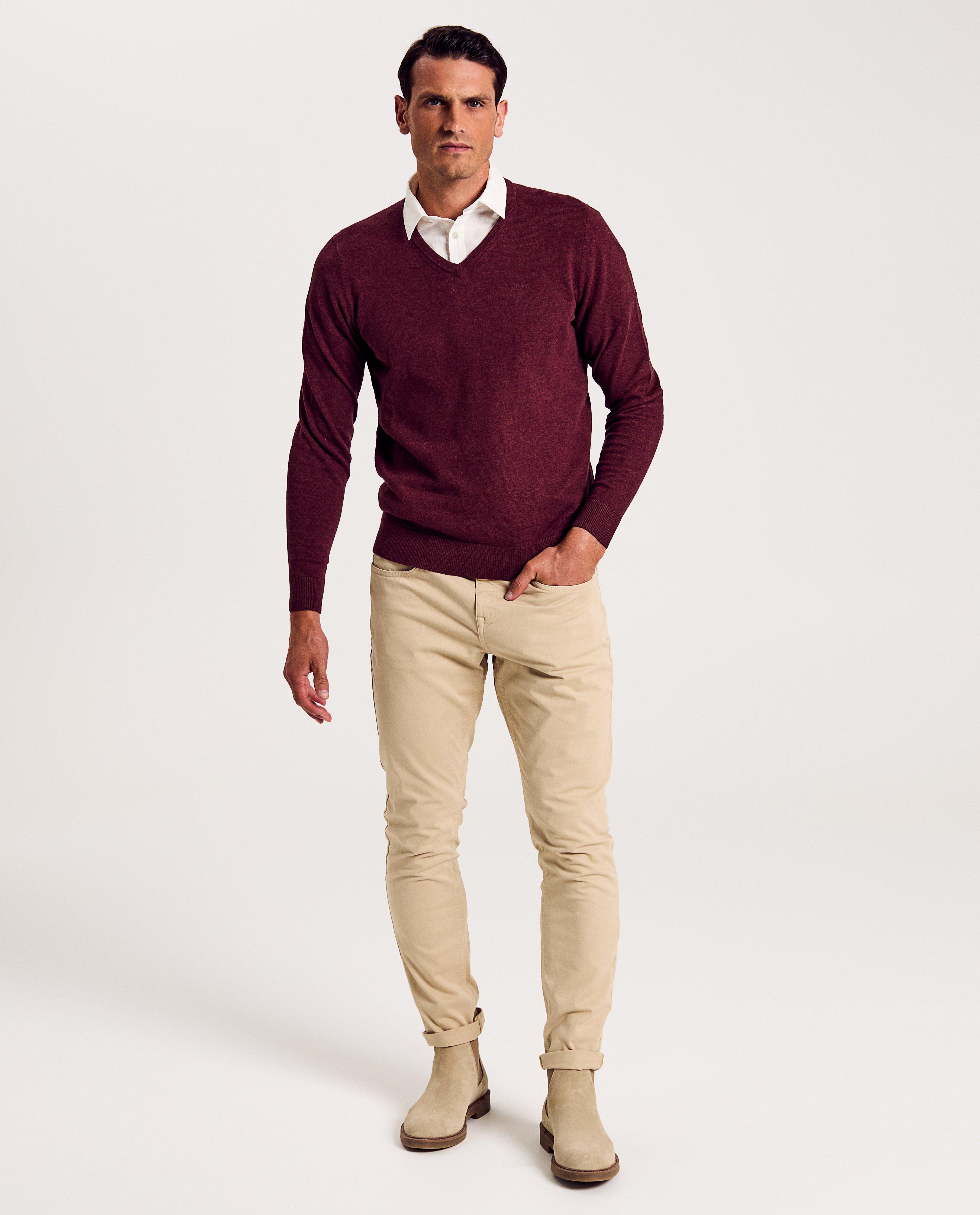 Pantalon beige, coupe étroite - null - McGregor