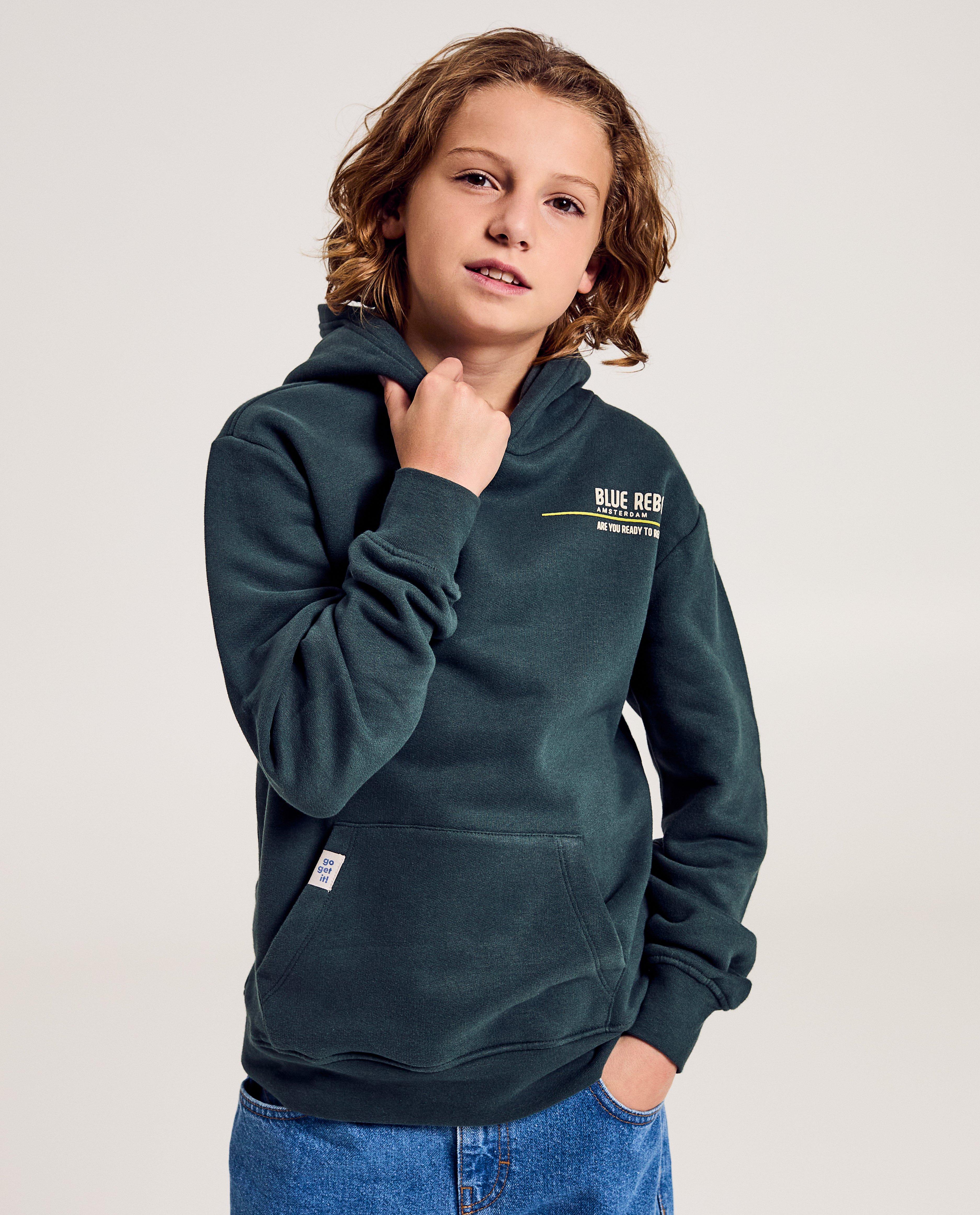 Hoodie met backprint - null - Blue Rebel