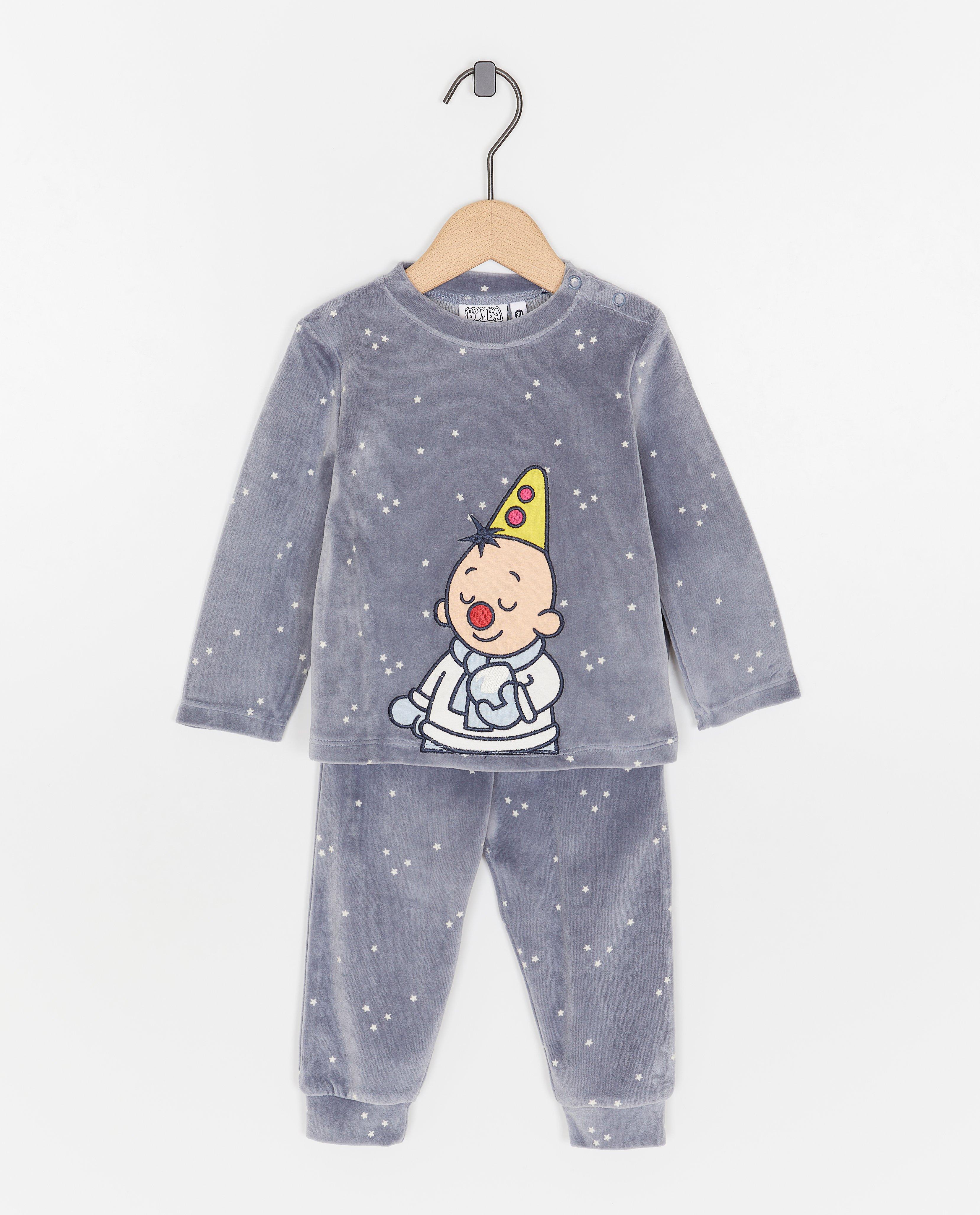 Fluwelen pyjama met geborduurde Bumba - Product Detail - khaki - afbeelding nummer 1