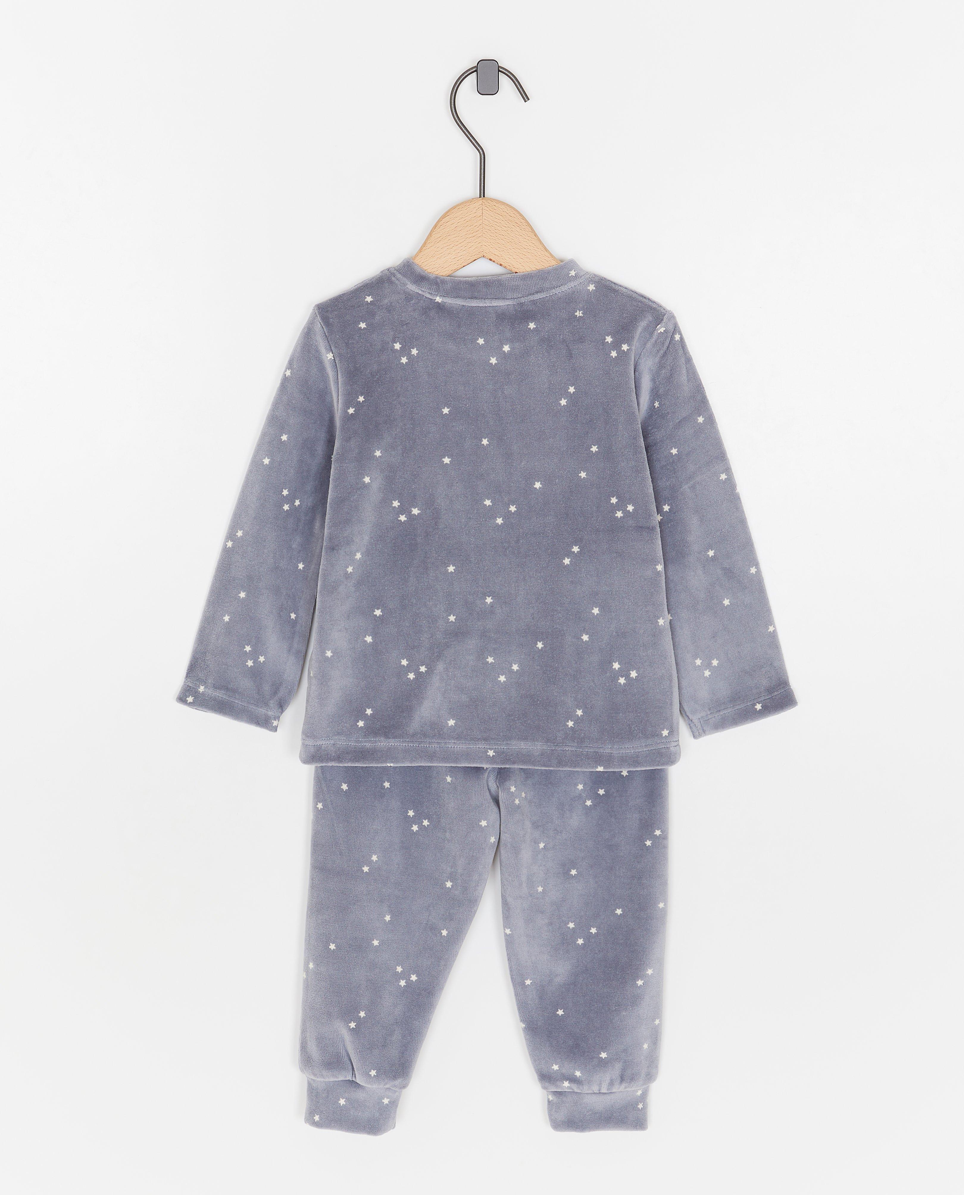 Fluwelen pyjama met geborduurde Bumba - Product Detail - khaki - afbeelding nummer 2