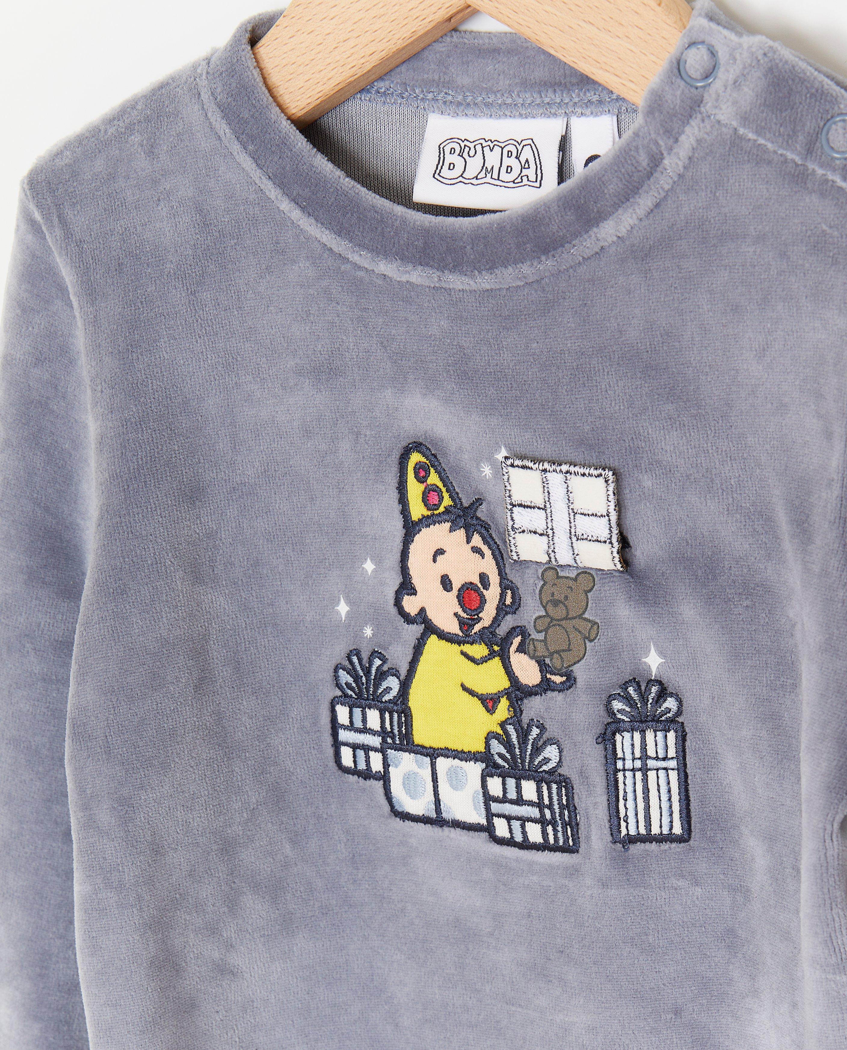 Nachtkleding - Fluwelen pyjama met print Bumba
