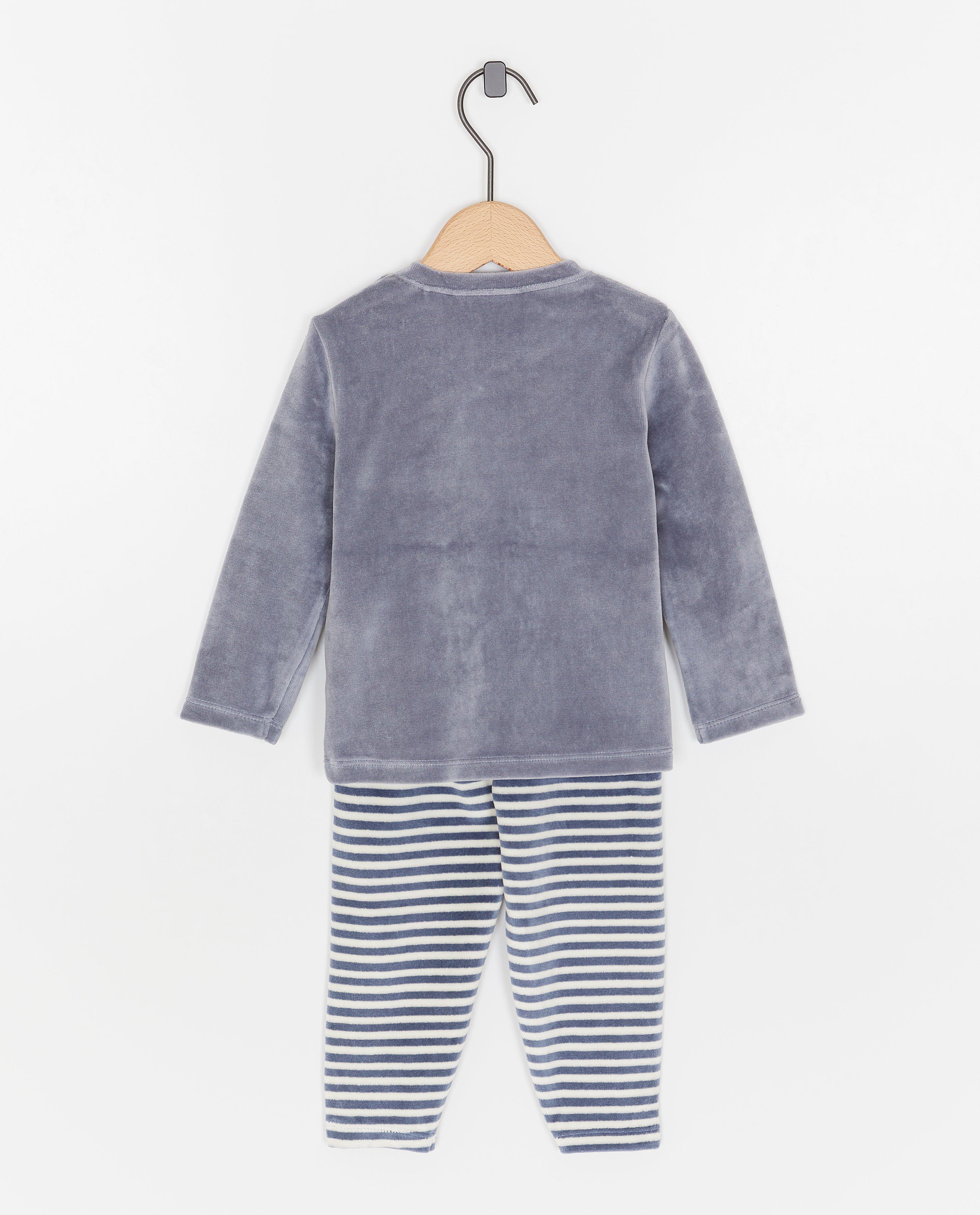 Nachtkleding - Fluwelen pyjama met print Bumba