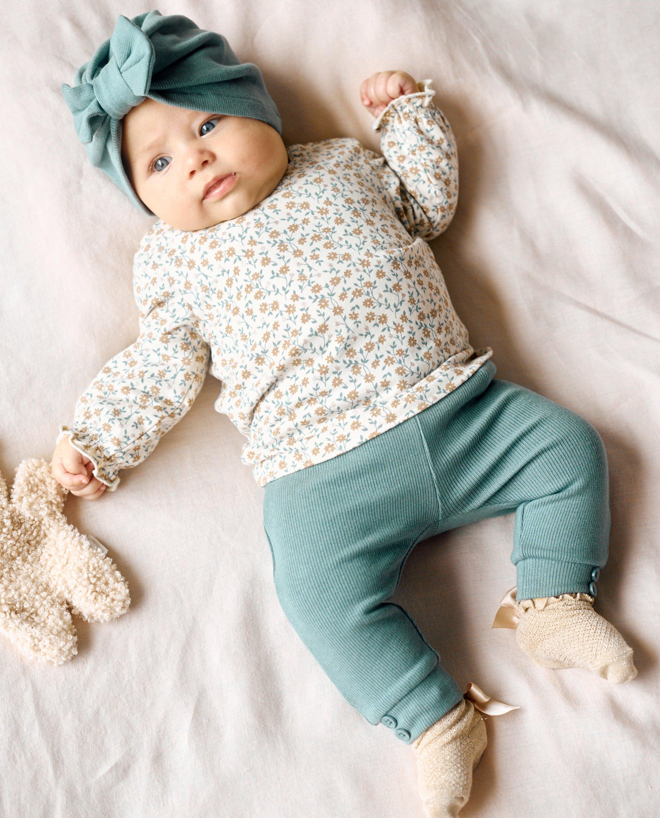 Legging met fijne rib - null - Newborn 50-68