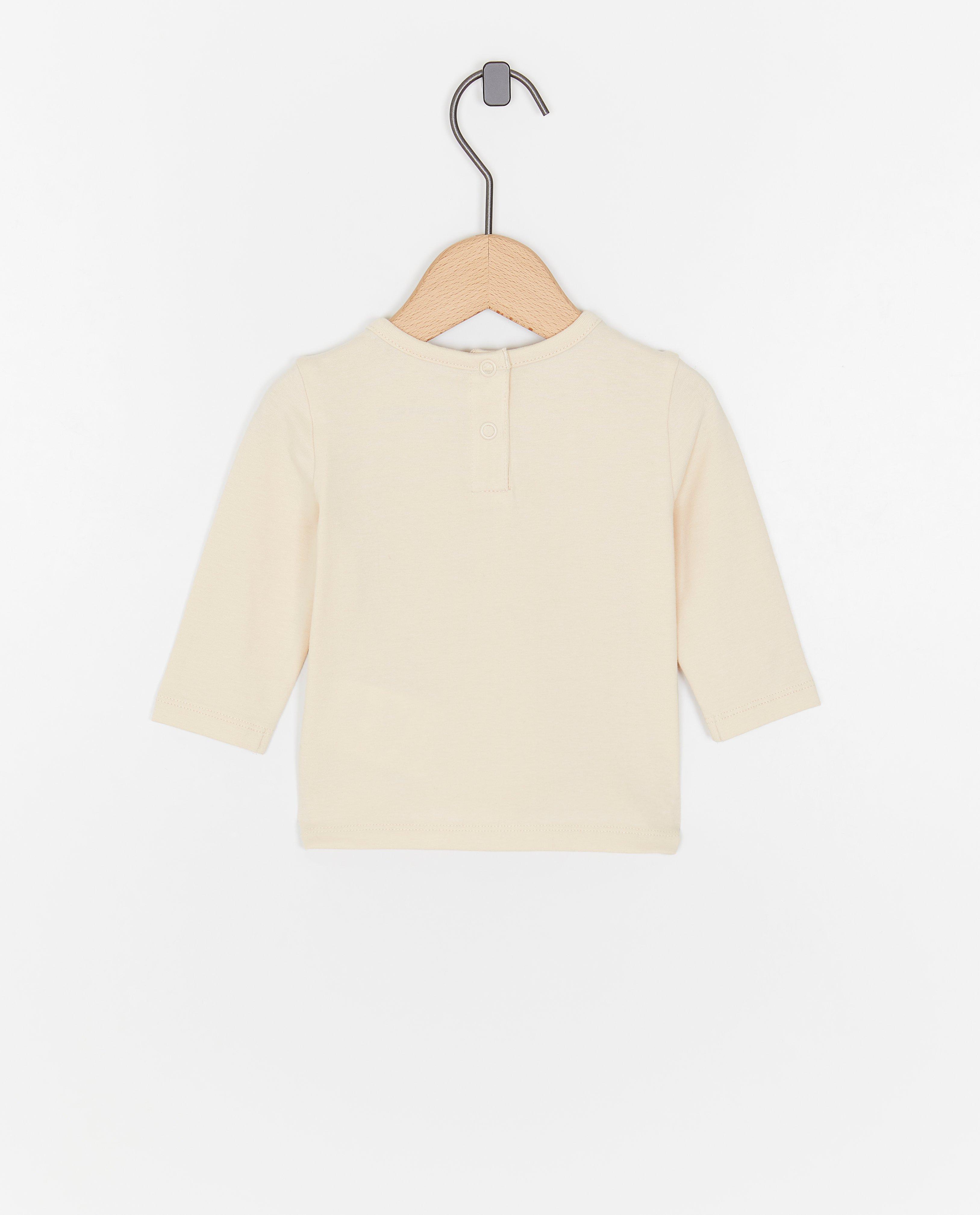 Longsleeve met opschrift - Product Detail - lichtbeige - afbeelding nummer 2
