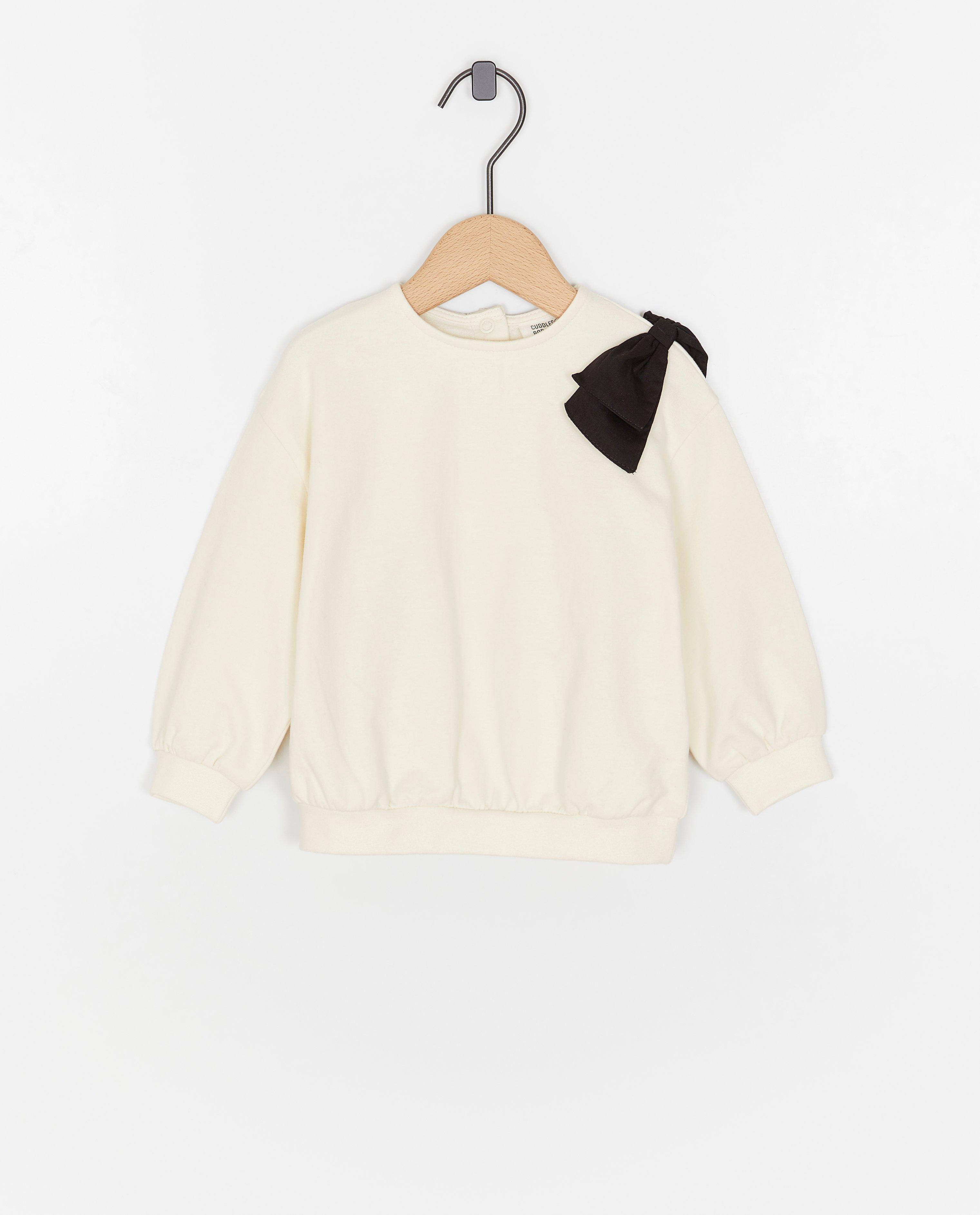 Sweater met strik, 62-98 - Product Detail - wit - afbeelding nummer 1