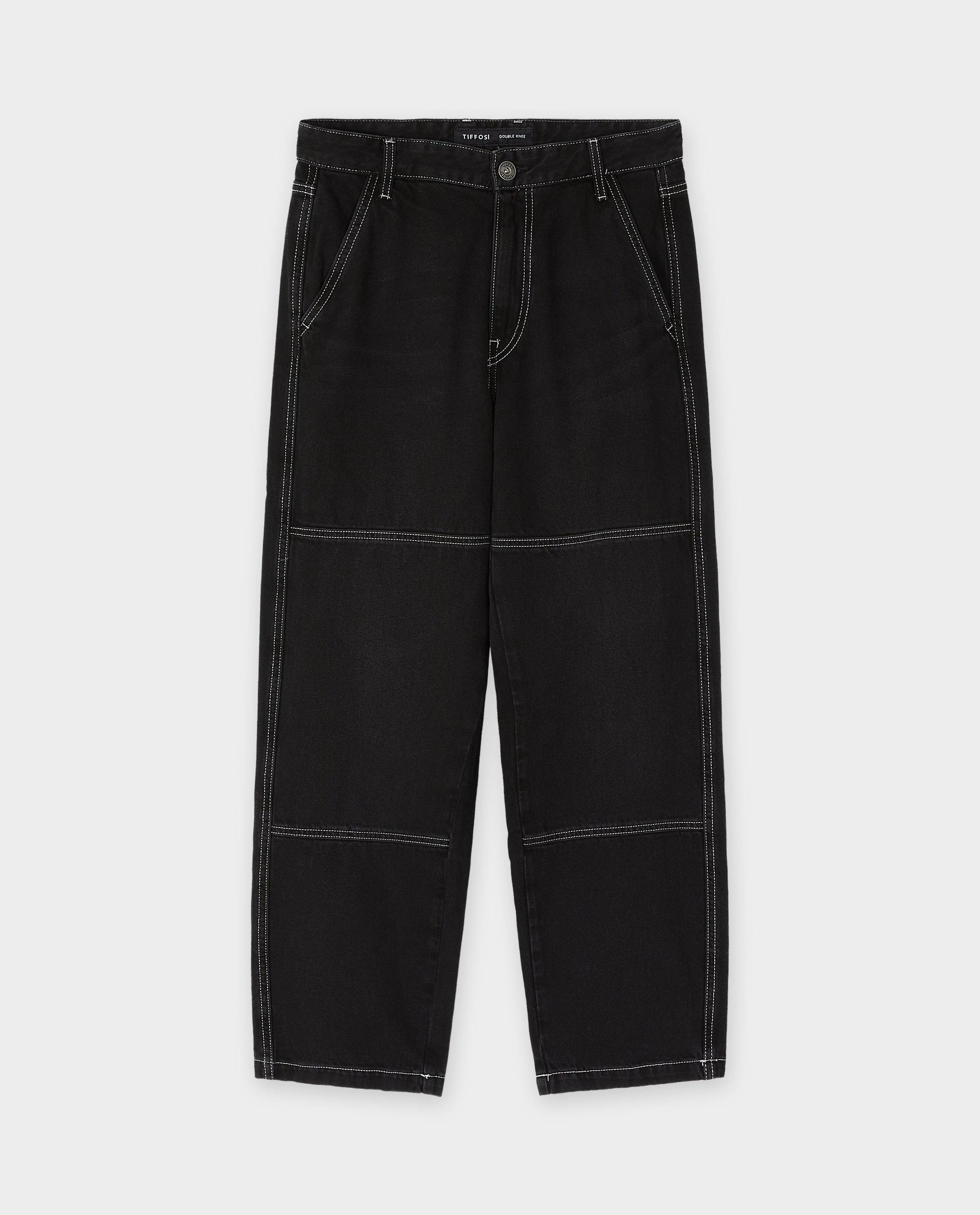 Zwarte jeans, baggy fit - null - Tiffosi