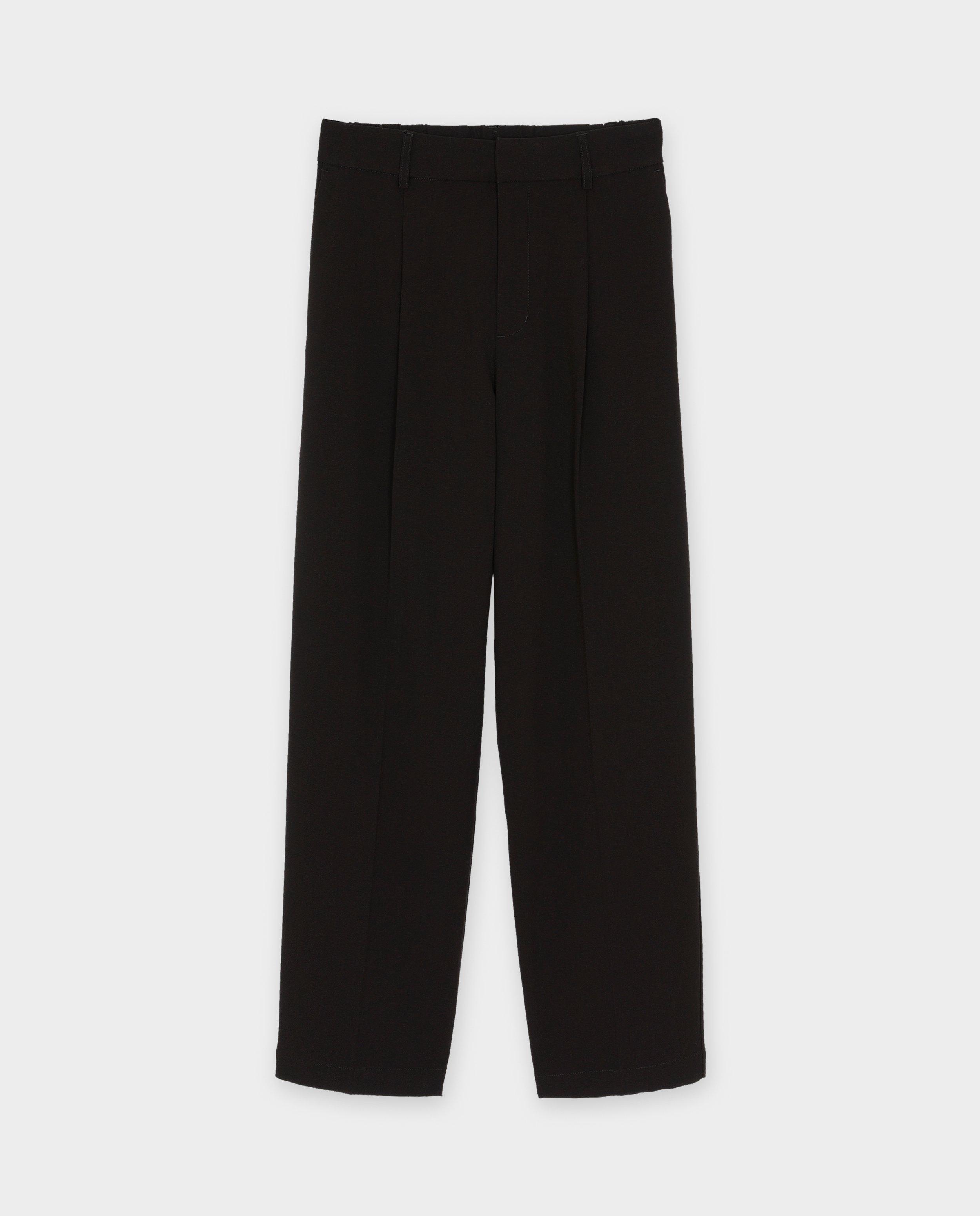 Zwarte geklede broek, straight fit - null - Sora