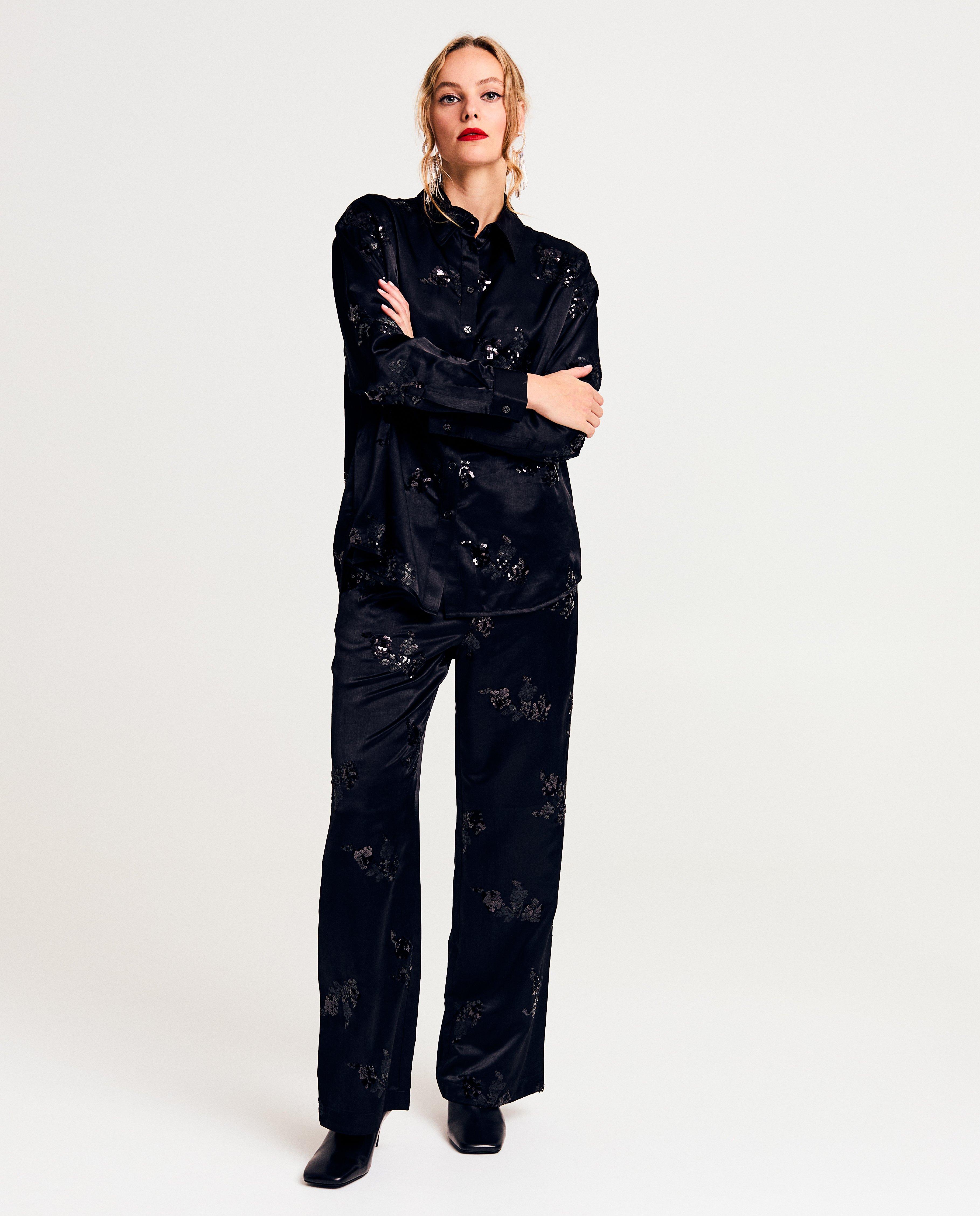Broeken - Broek met pailletten