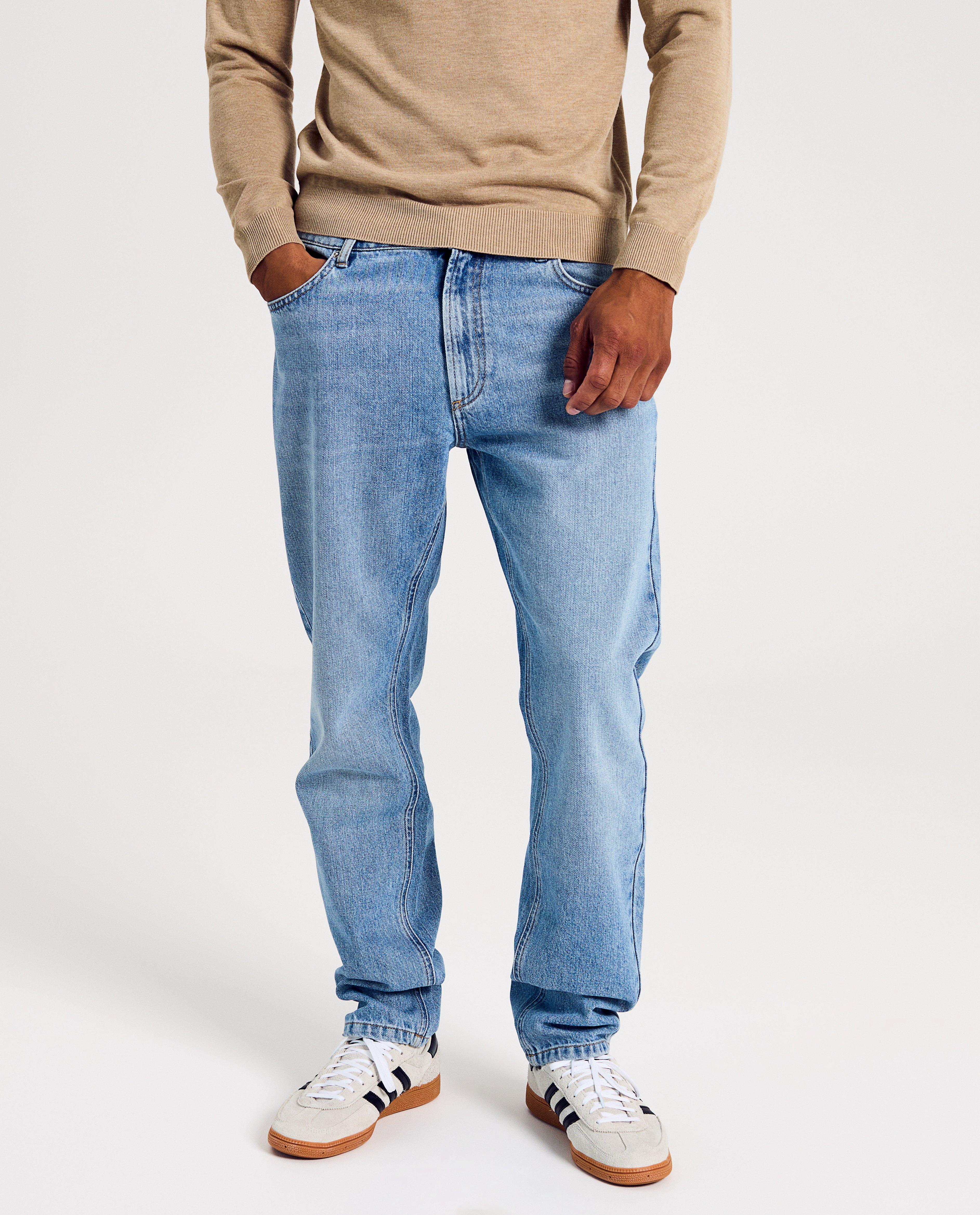 Lichtblauwe jeans, regular fit - Product Detail - blauw - afbeelding nummer 3