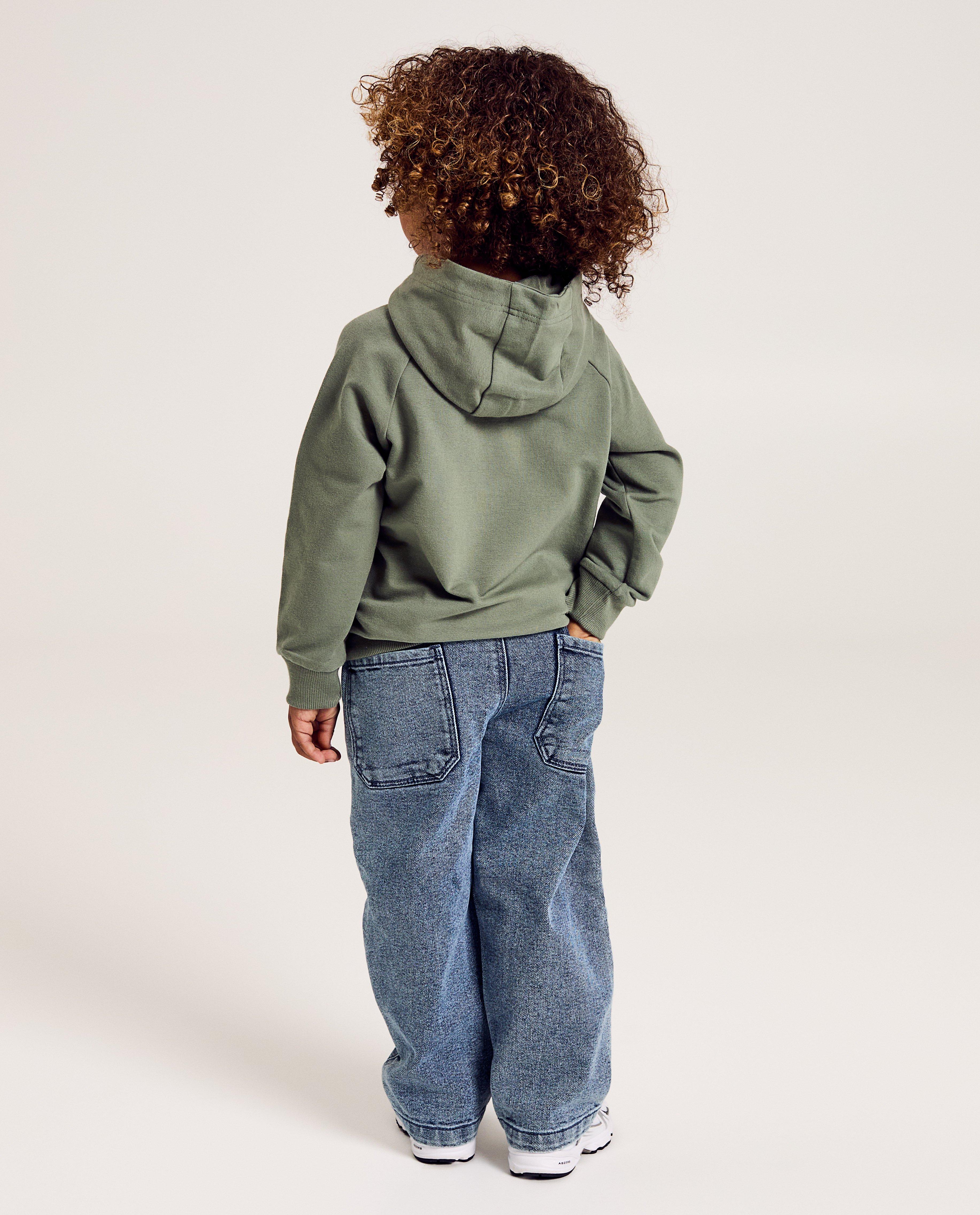 Sweaters - Hoodie met monstertje van bouclé