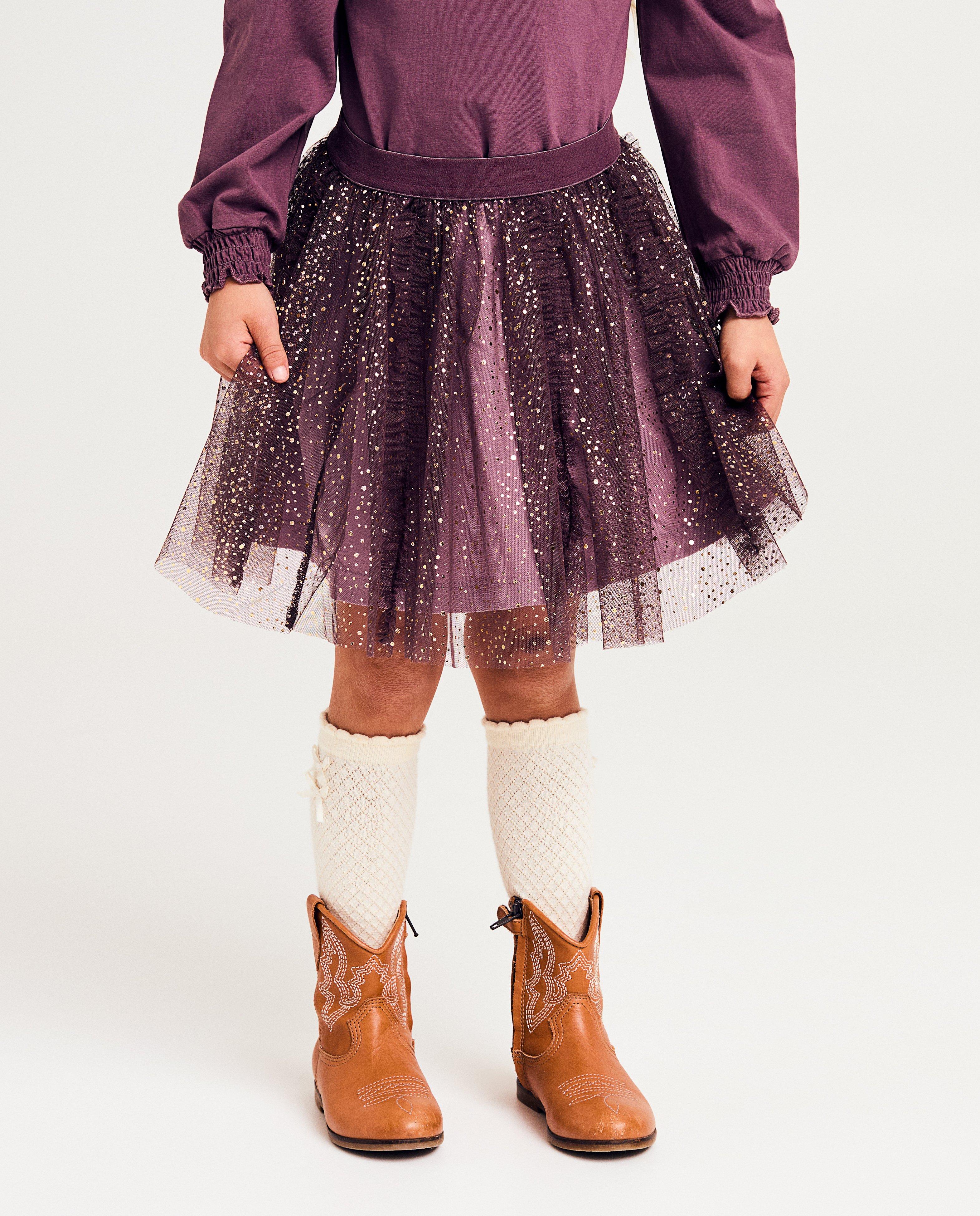 Jupes - Jupe en tulle avec paillettes