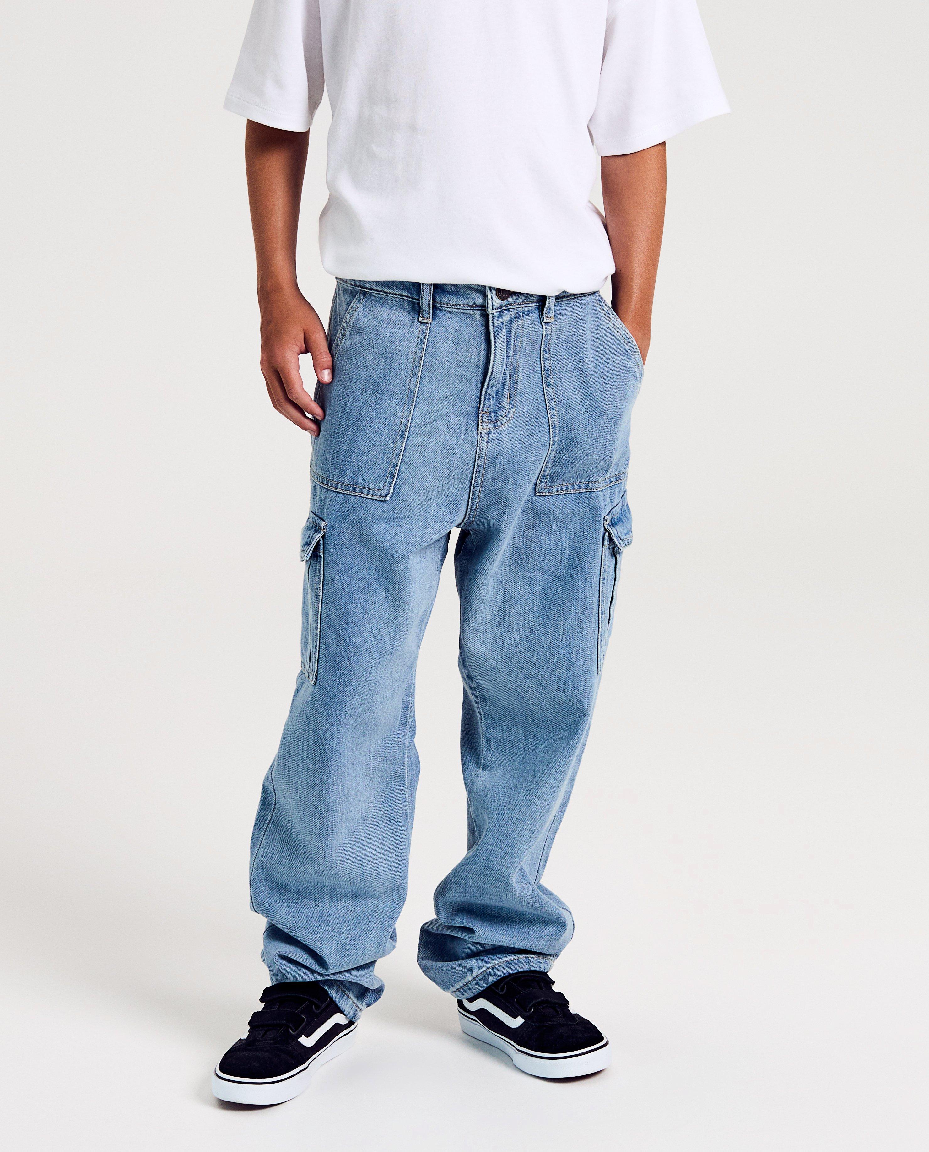 Lichtblauwe jeans, loose fit - Product Detail - lichtblauw - afbeelding nummer 3