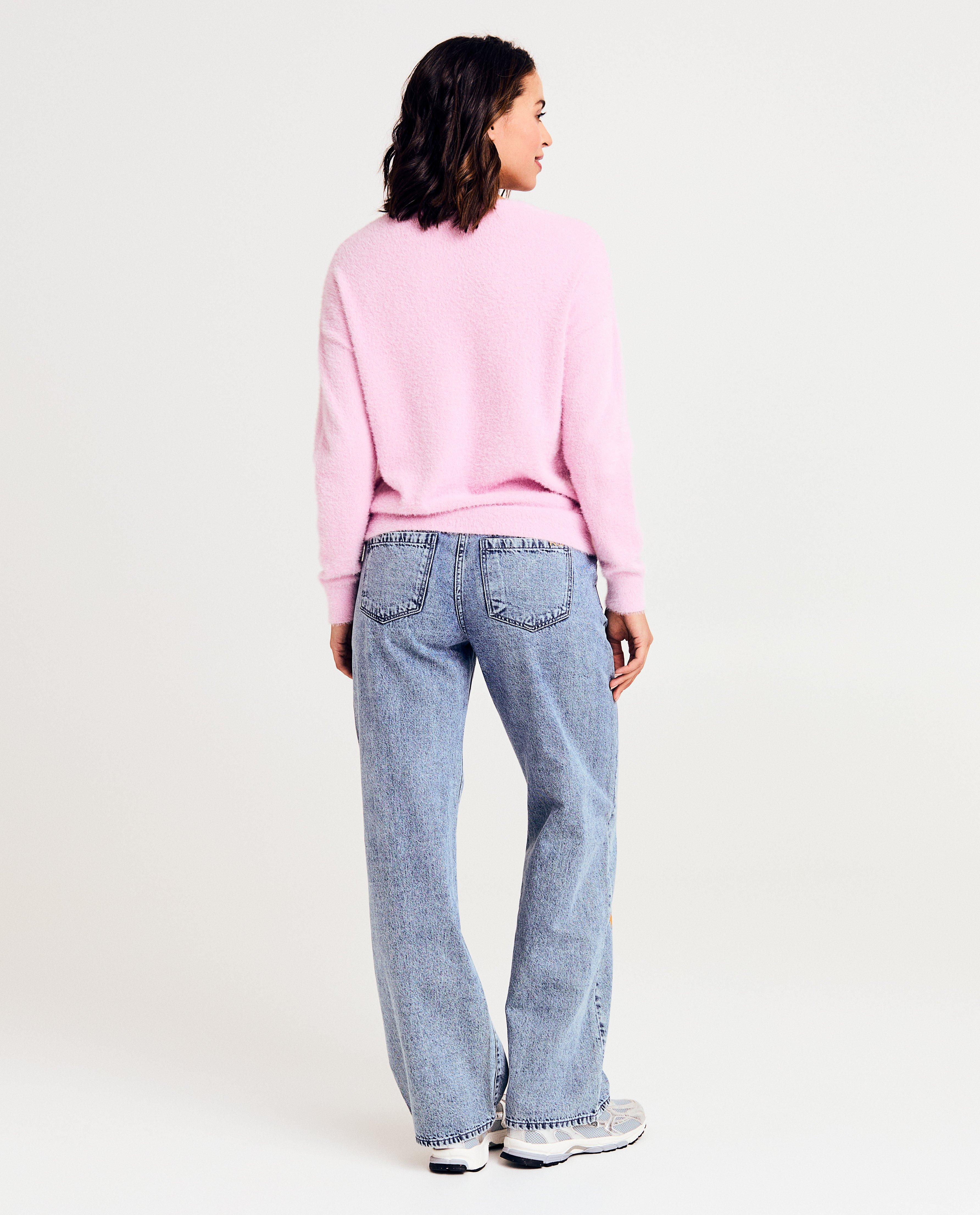 Jeans met print, straight fit, maat 34-42 - Product Detail - blauw - afbeelding nummer 2