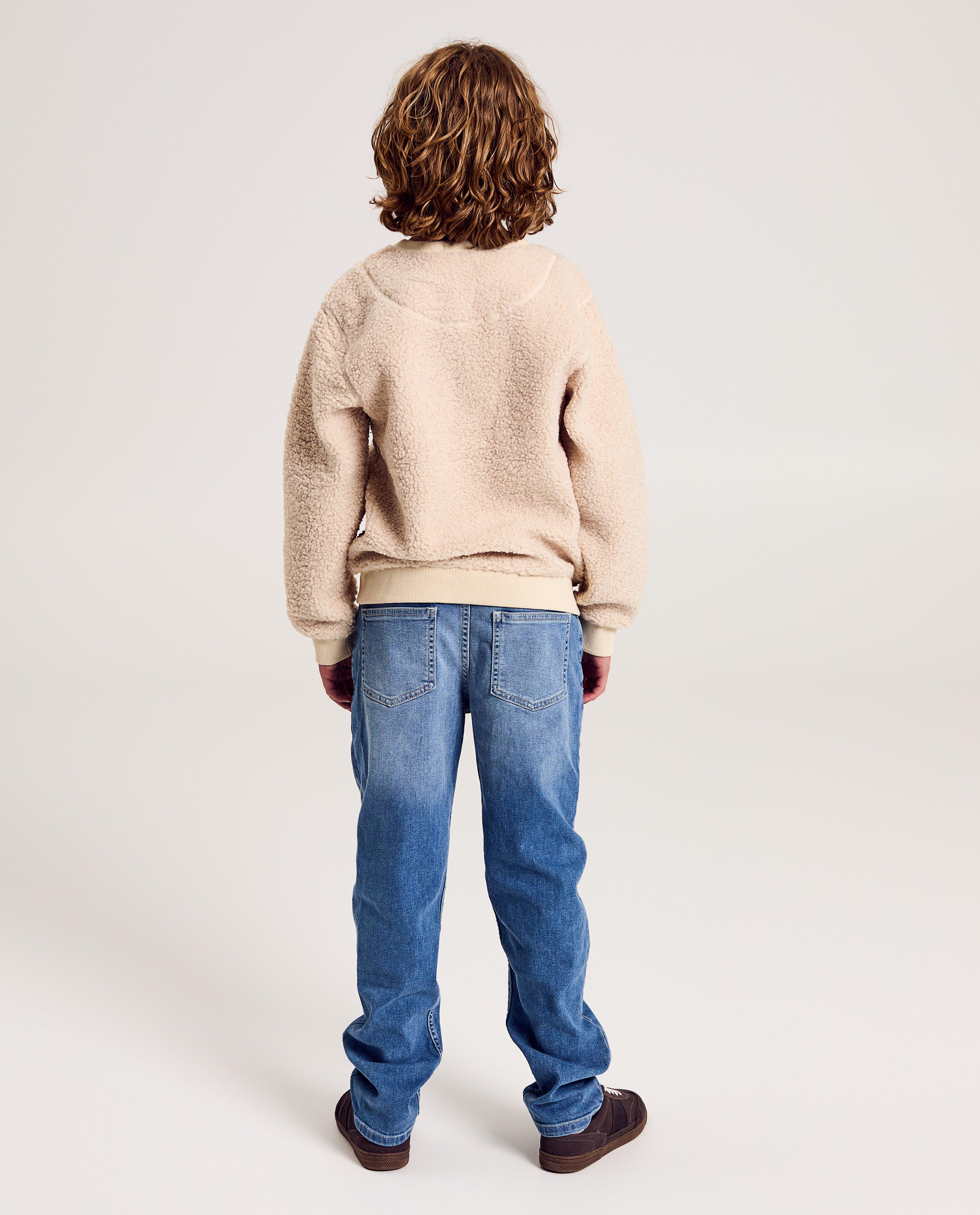 Sweaters - Teddy sweater met geborduurd opschrift