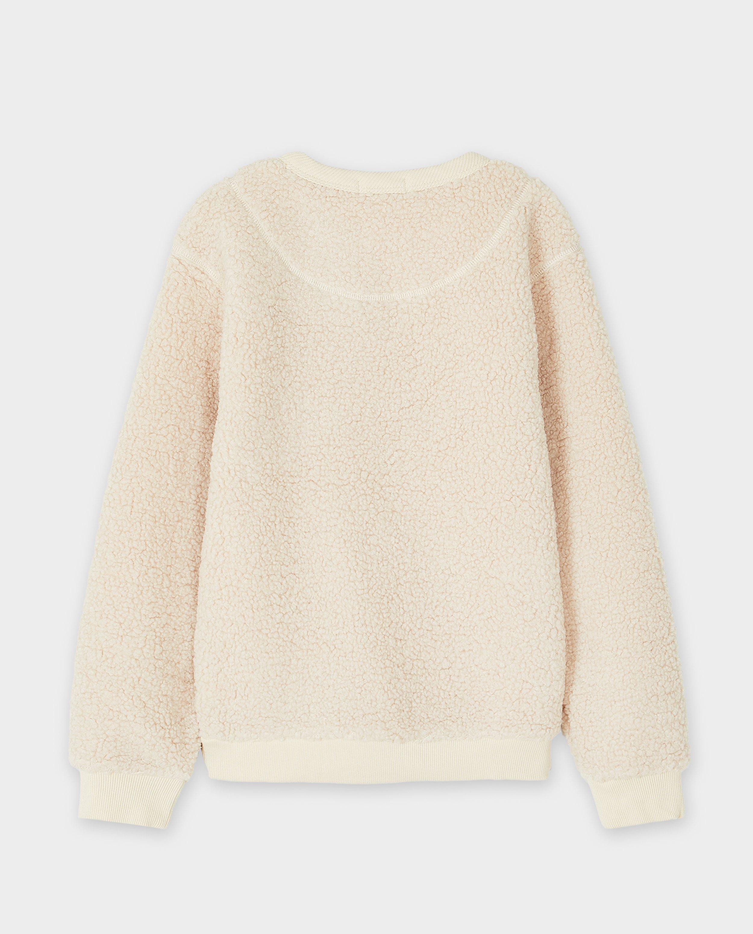 Sweaters - Teddy sweater met geborduurd opschrift