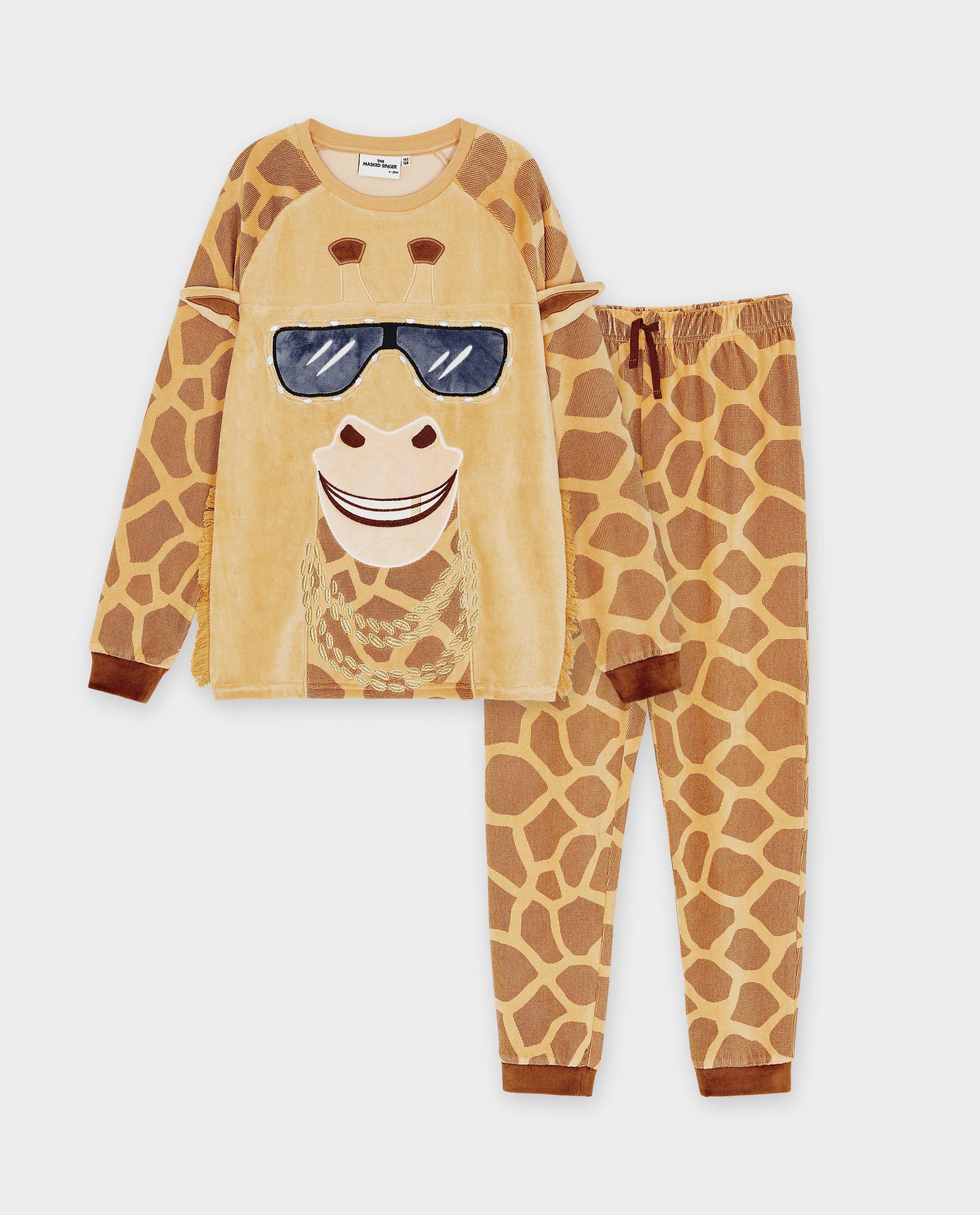 Pyjamas - Pyjama girafe, taille 116-170, unisexe