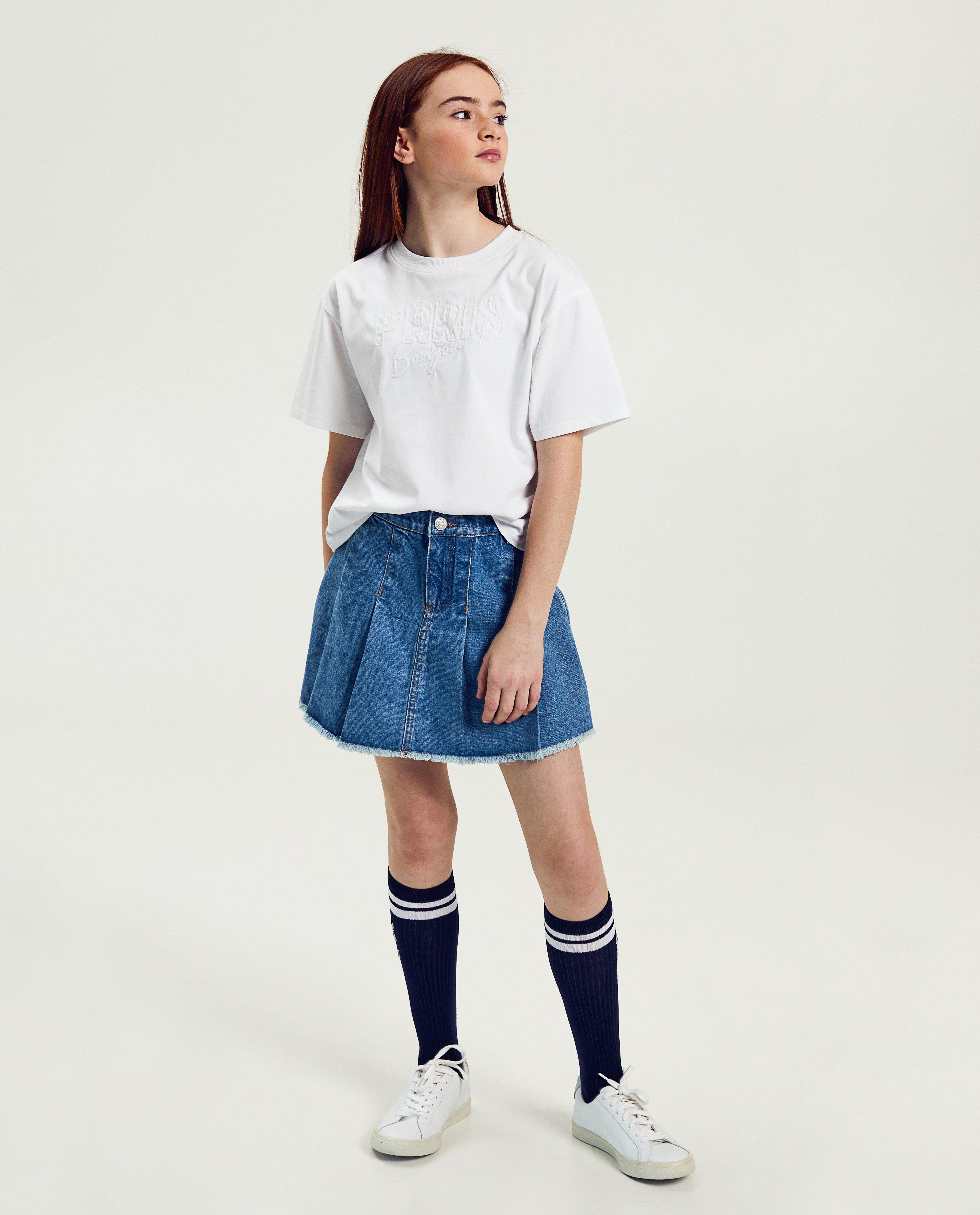 Blauwe jeansskort - null - Fish & Chips