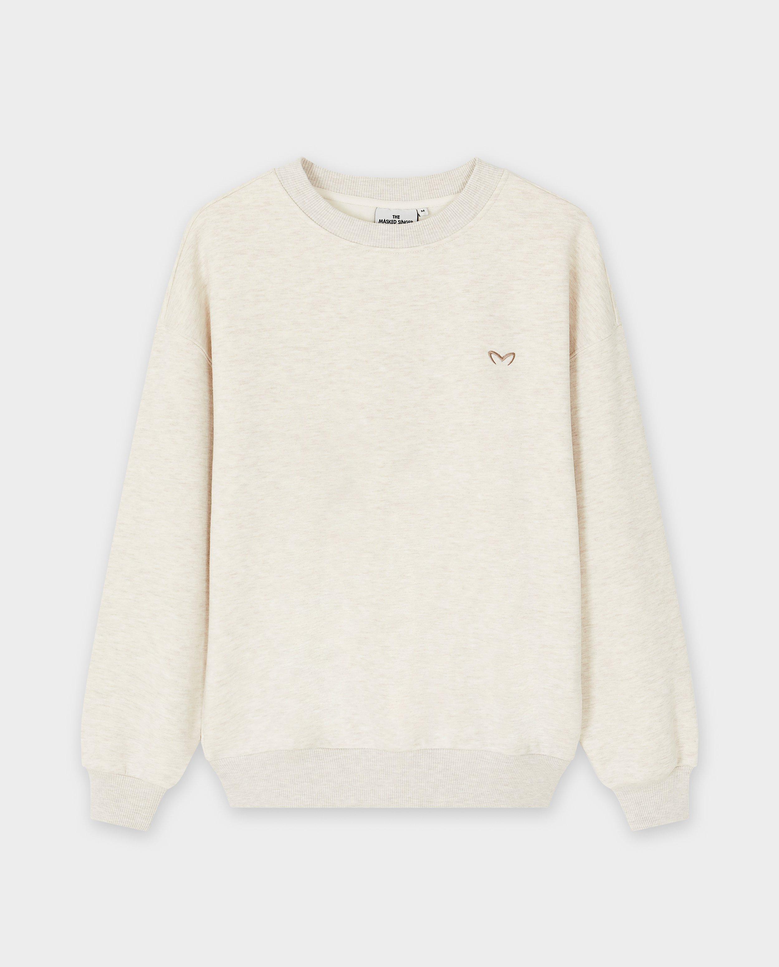 Sweats - Sweat beige, taille XS-XL, unisexe