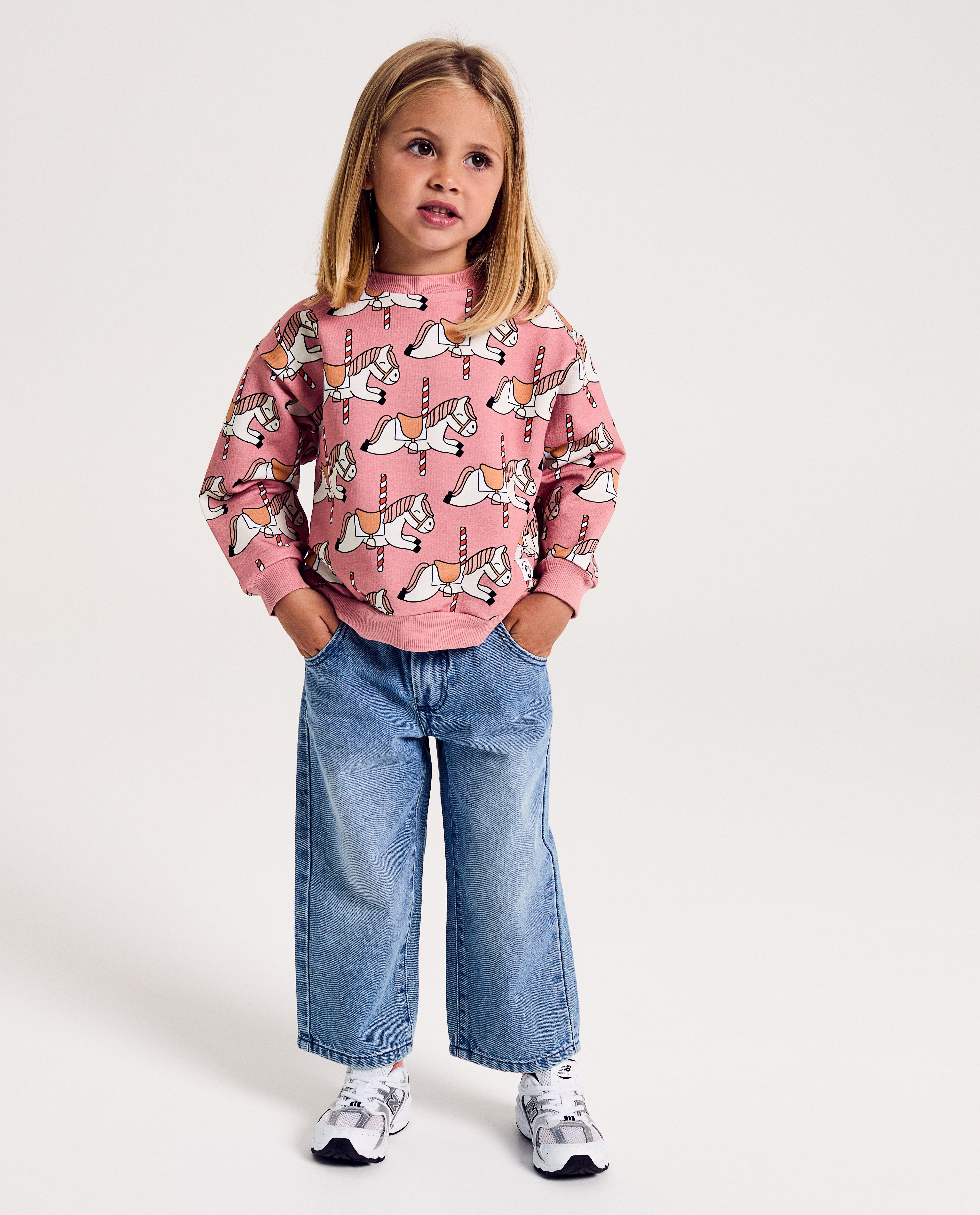 Sweat à imprimé de chevaux - Détails du produit - rose - image numéro 2