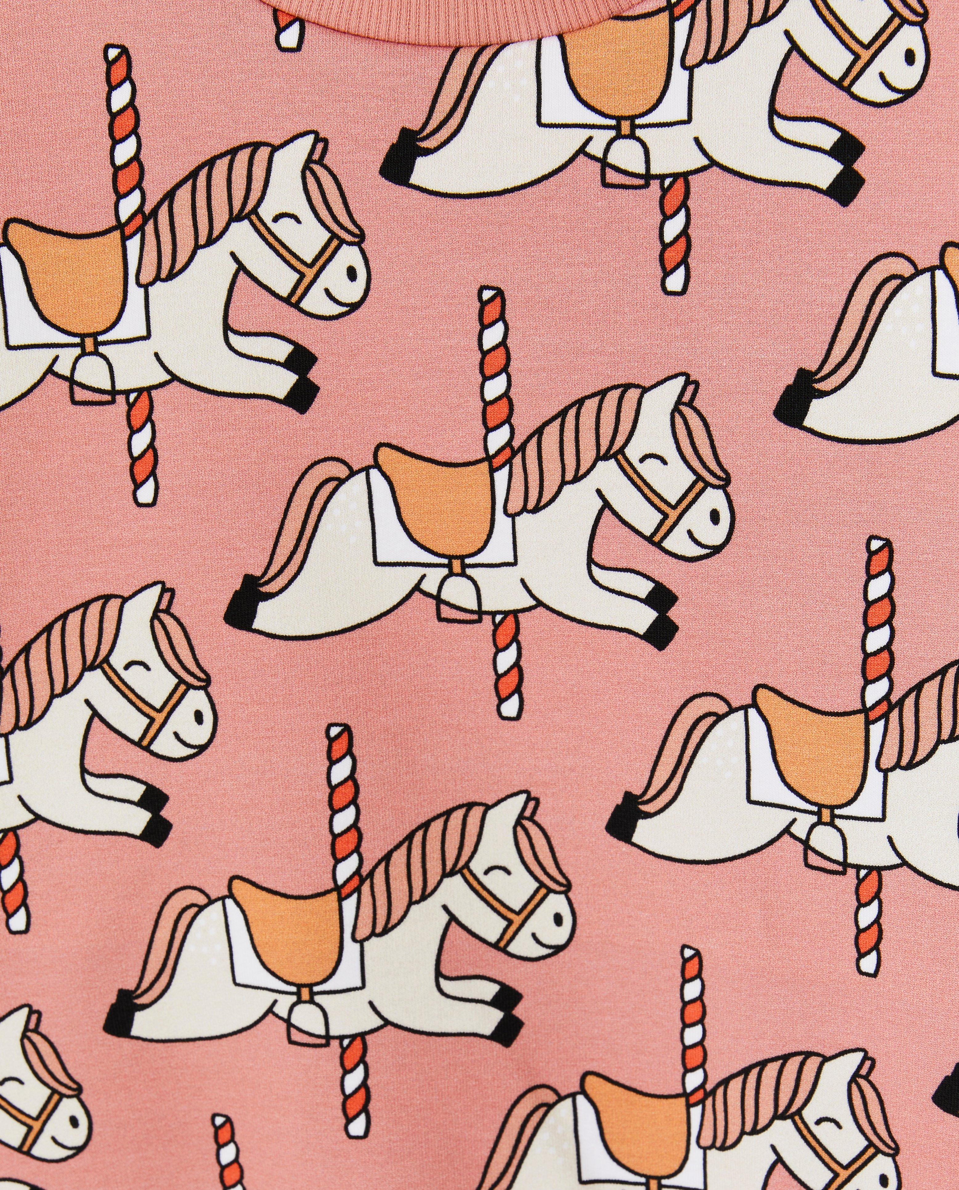 Sweat à imprimé de chevaux - Détails du produit - rose - image numéro 5