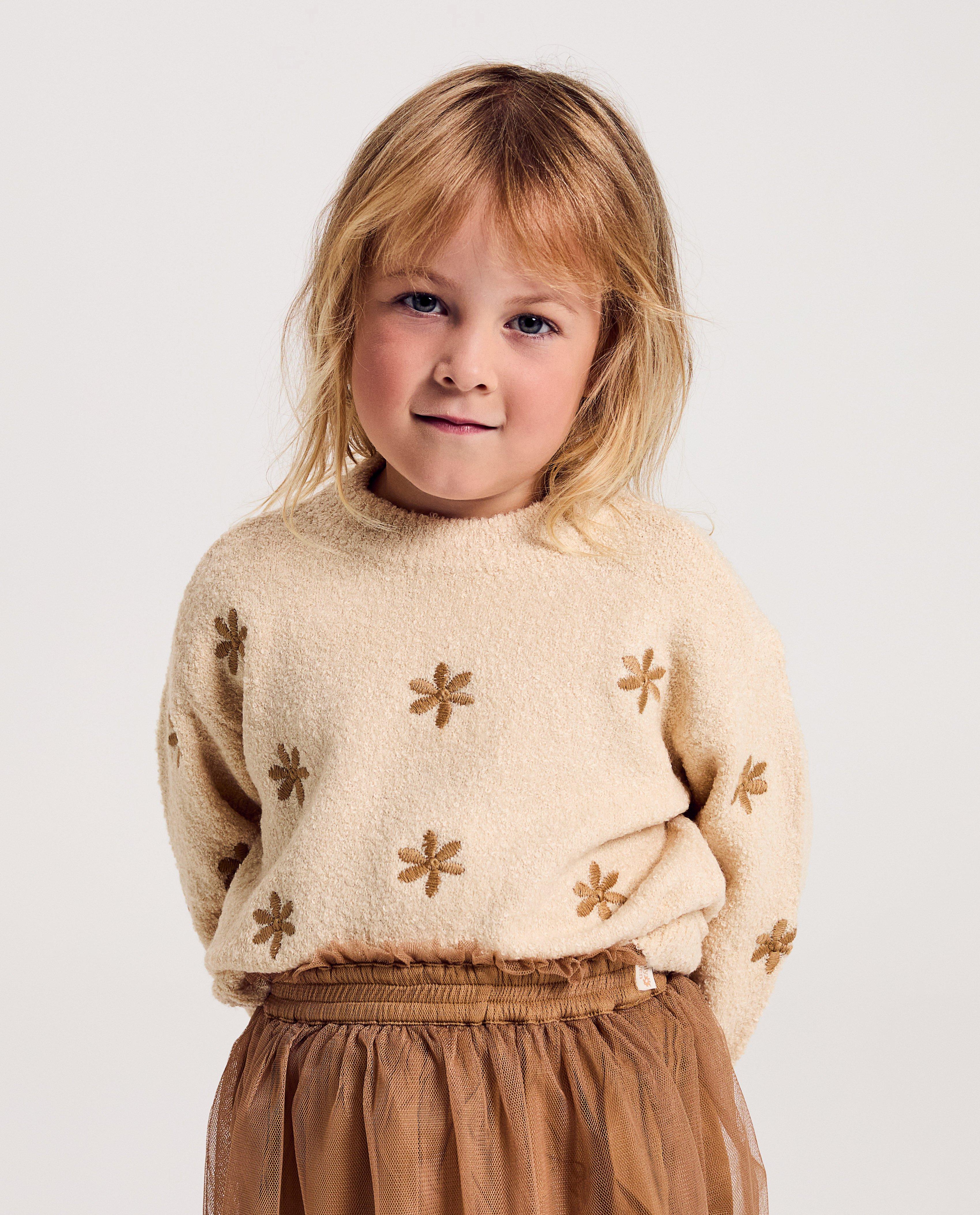 Pull à fleurs brodées - null - Daily 7