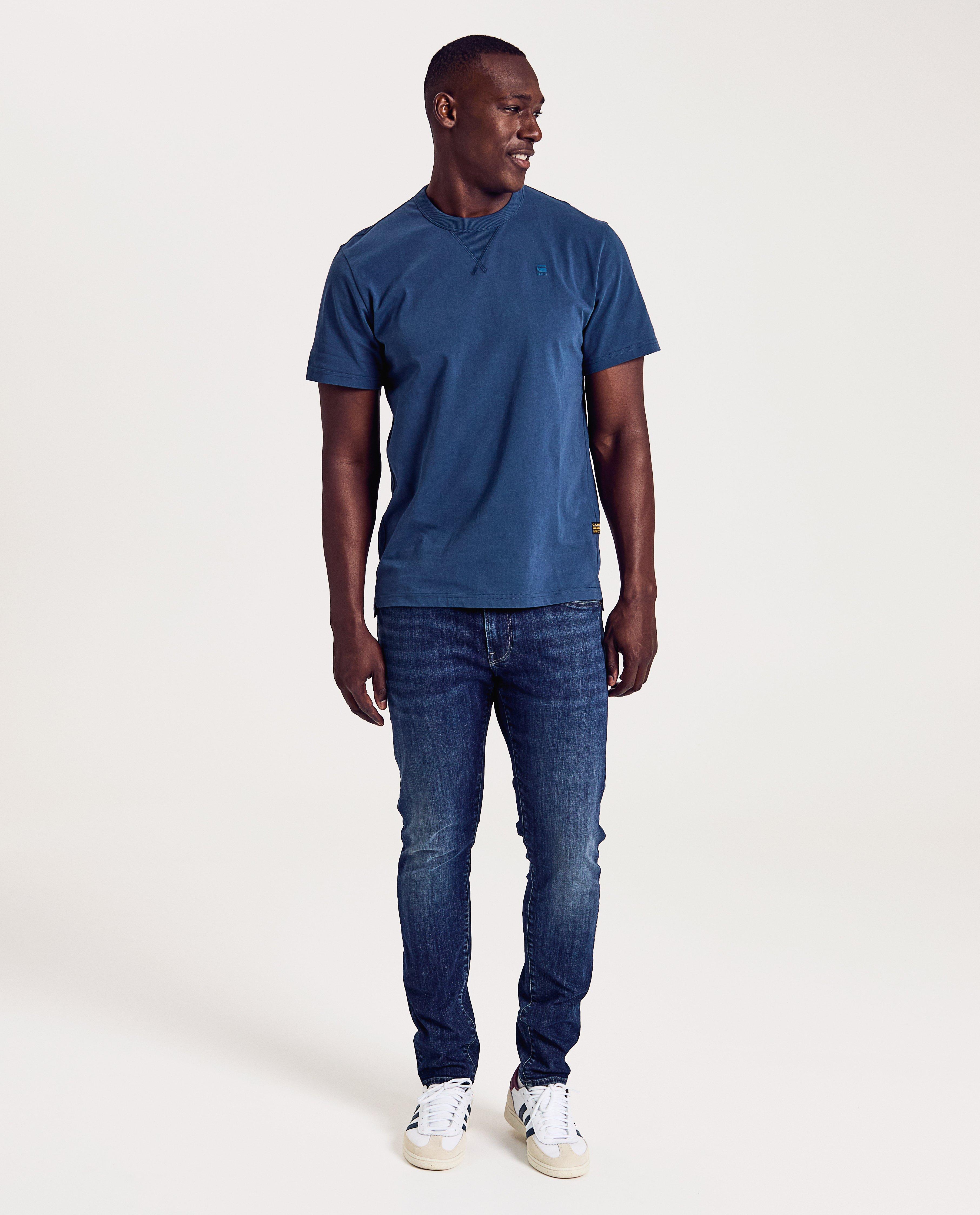 Donkerblauwe jeans, slim fit - null - G-star