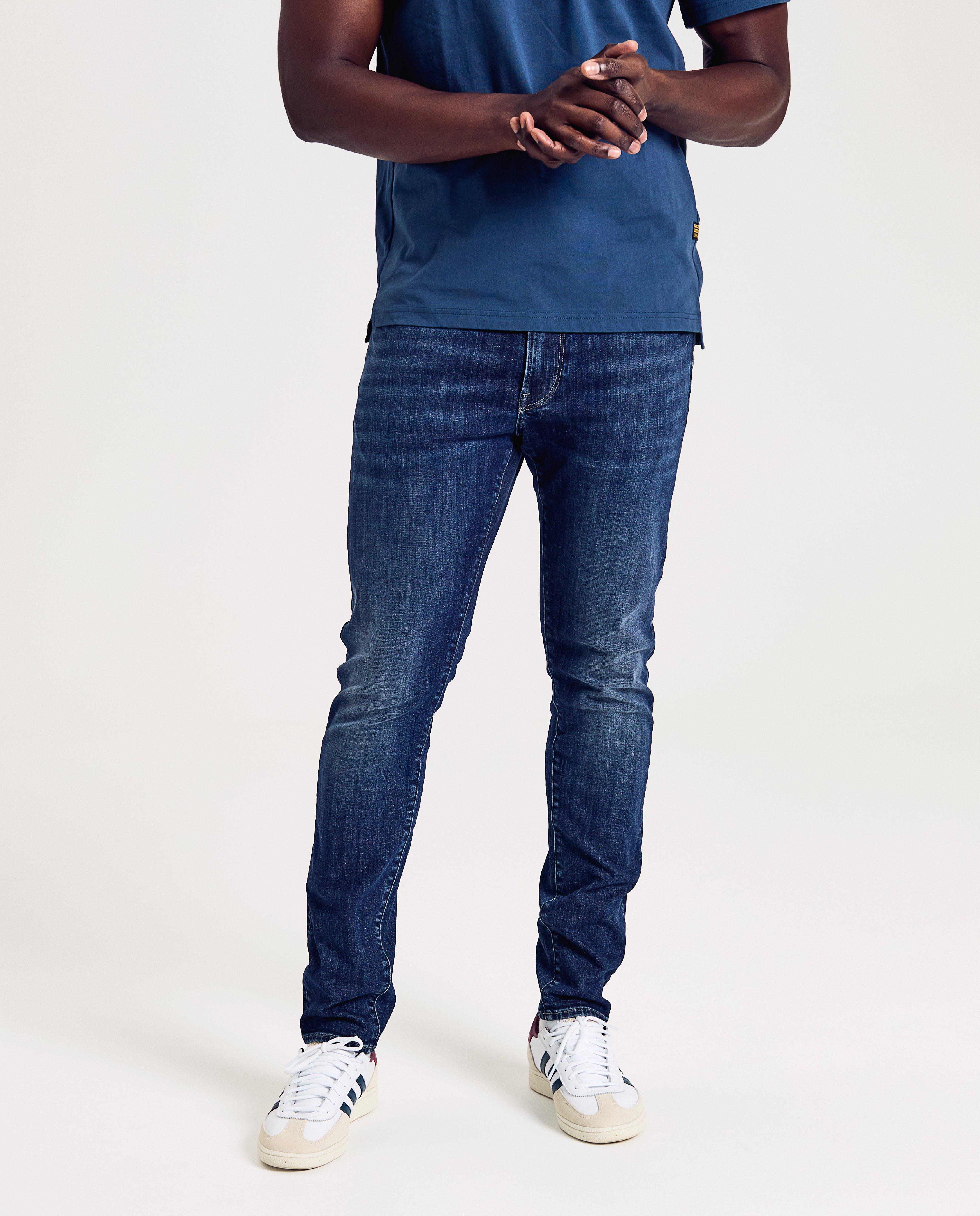 Jeans - Donkerblauwe jeans, slim fit