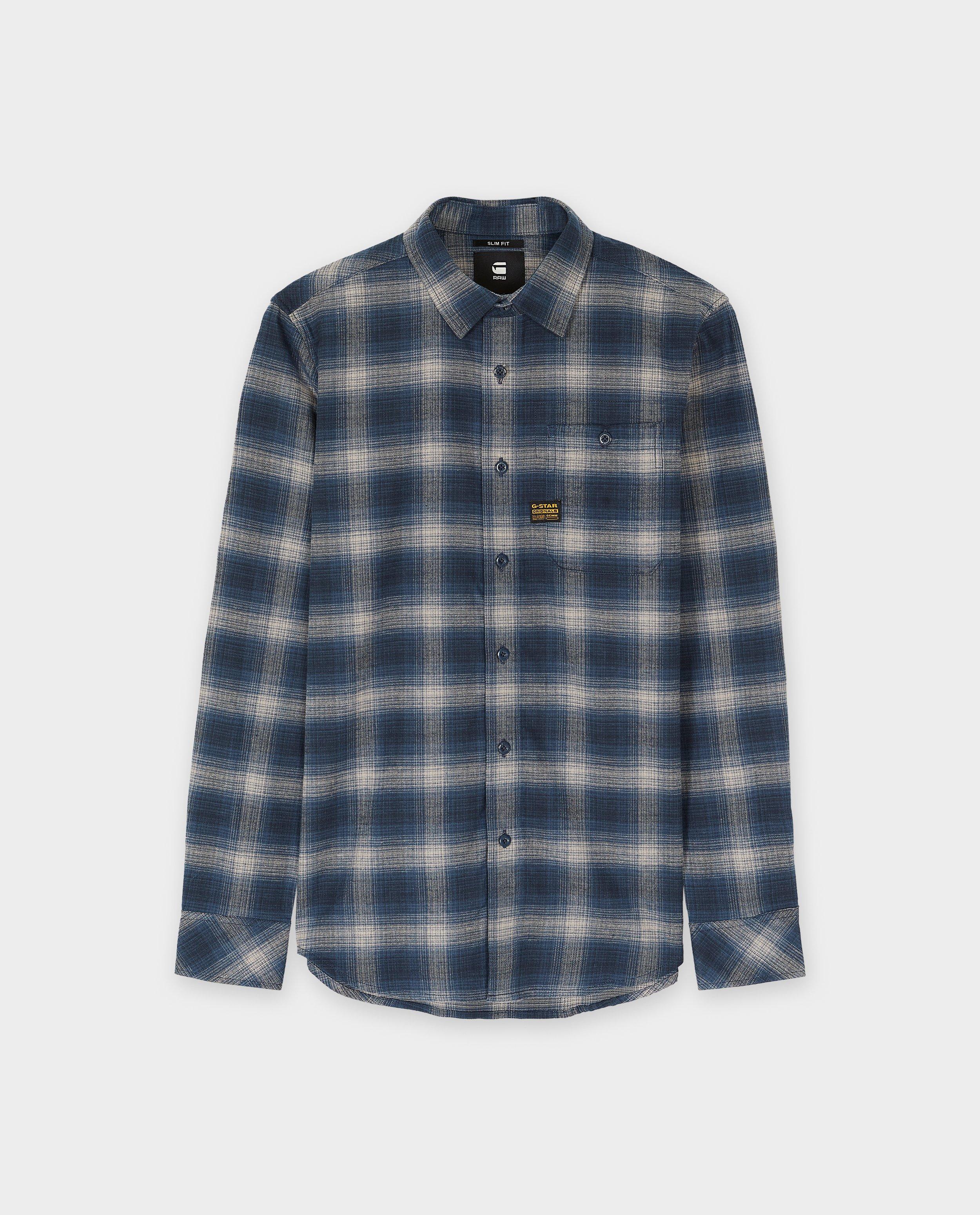 Hemden - Flanellen hemd met ruiten, slim fit