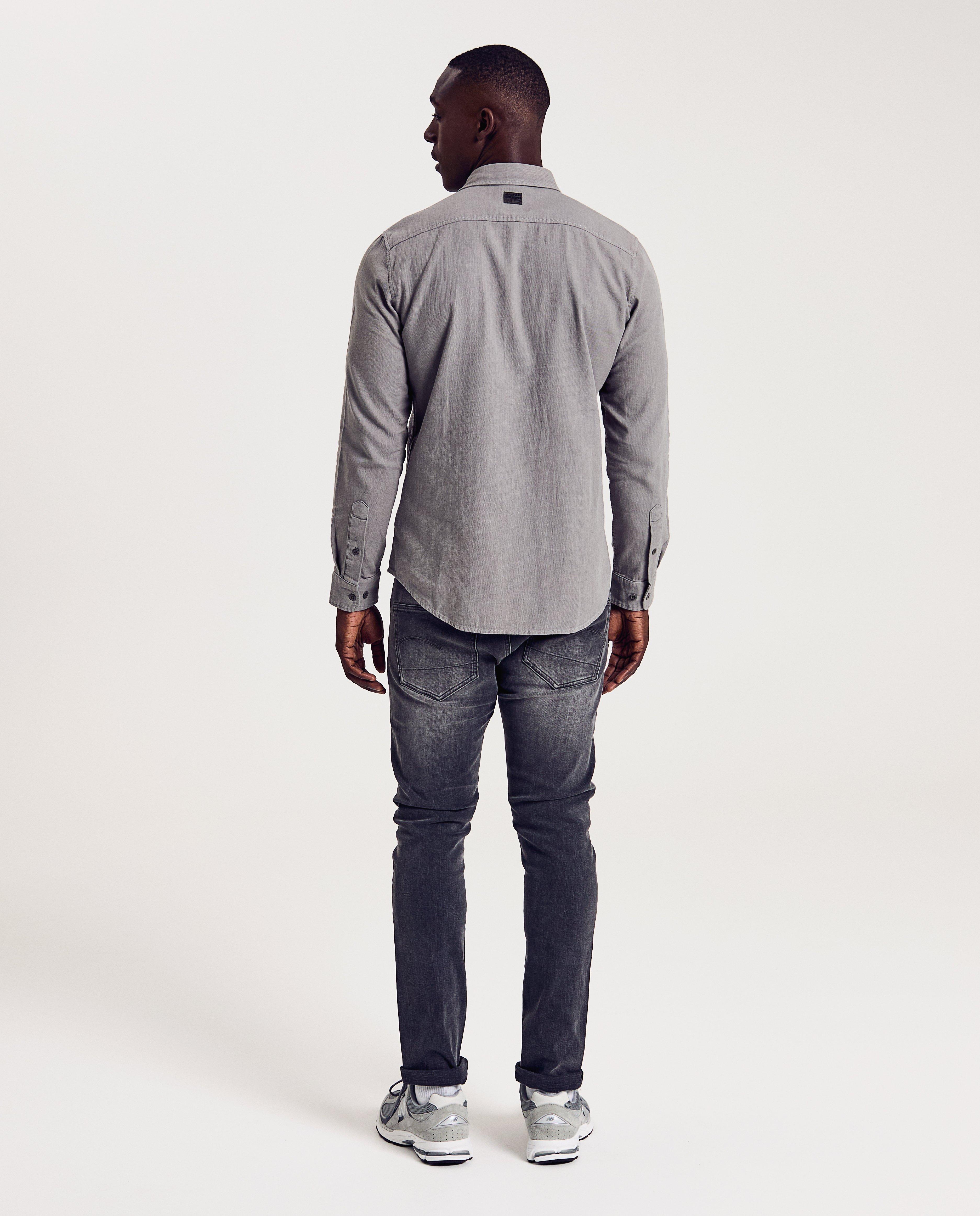 Hemden - Grijs hemd, slim fit