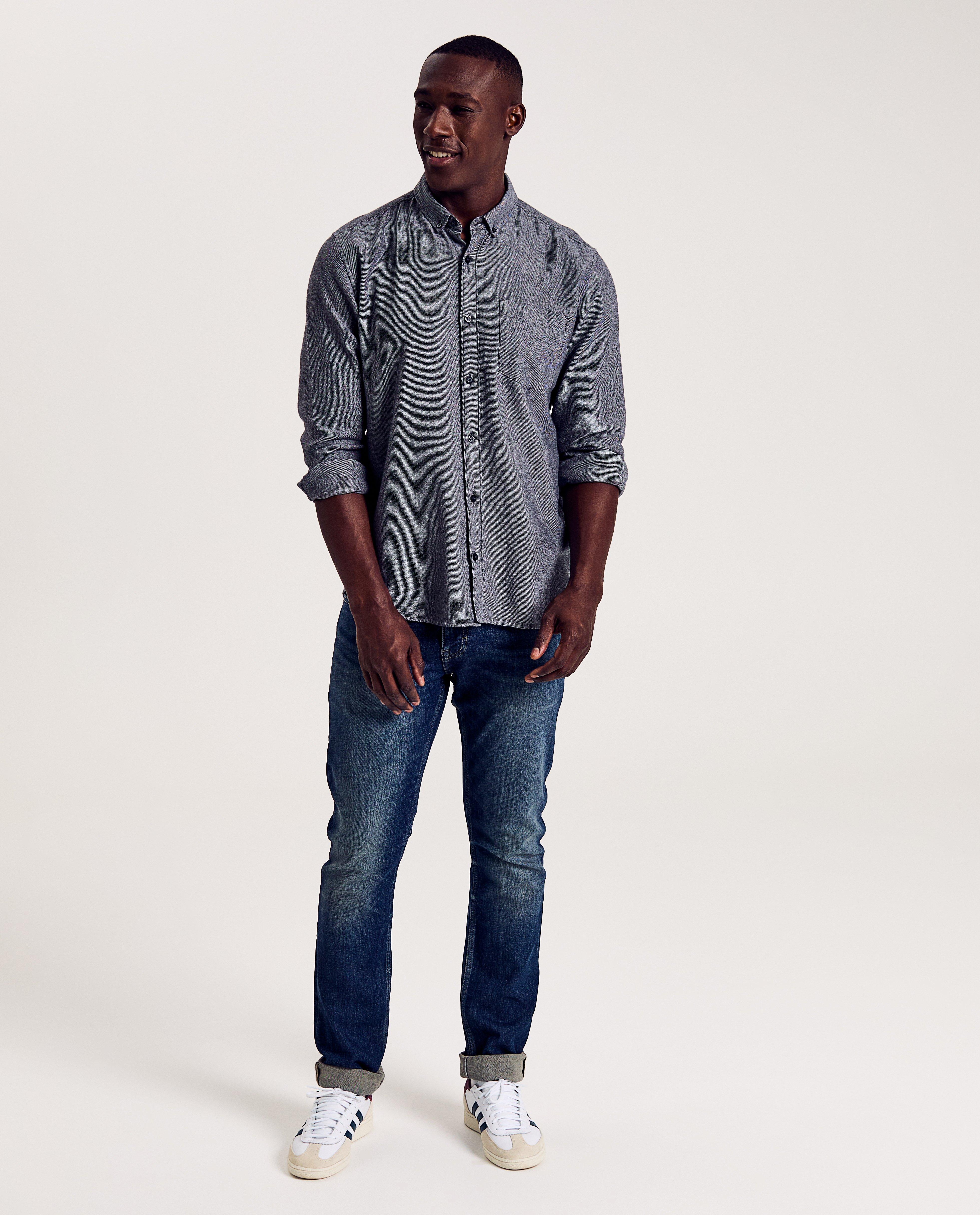 Chemise grise - D&eacute;tails du produit - bleu - image num&eacute;ro 2