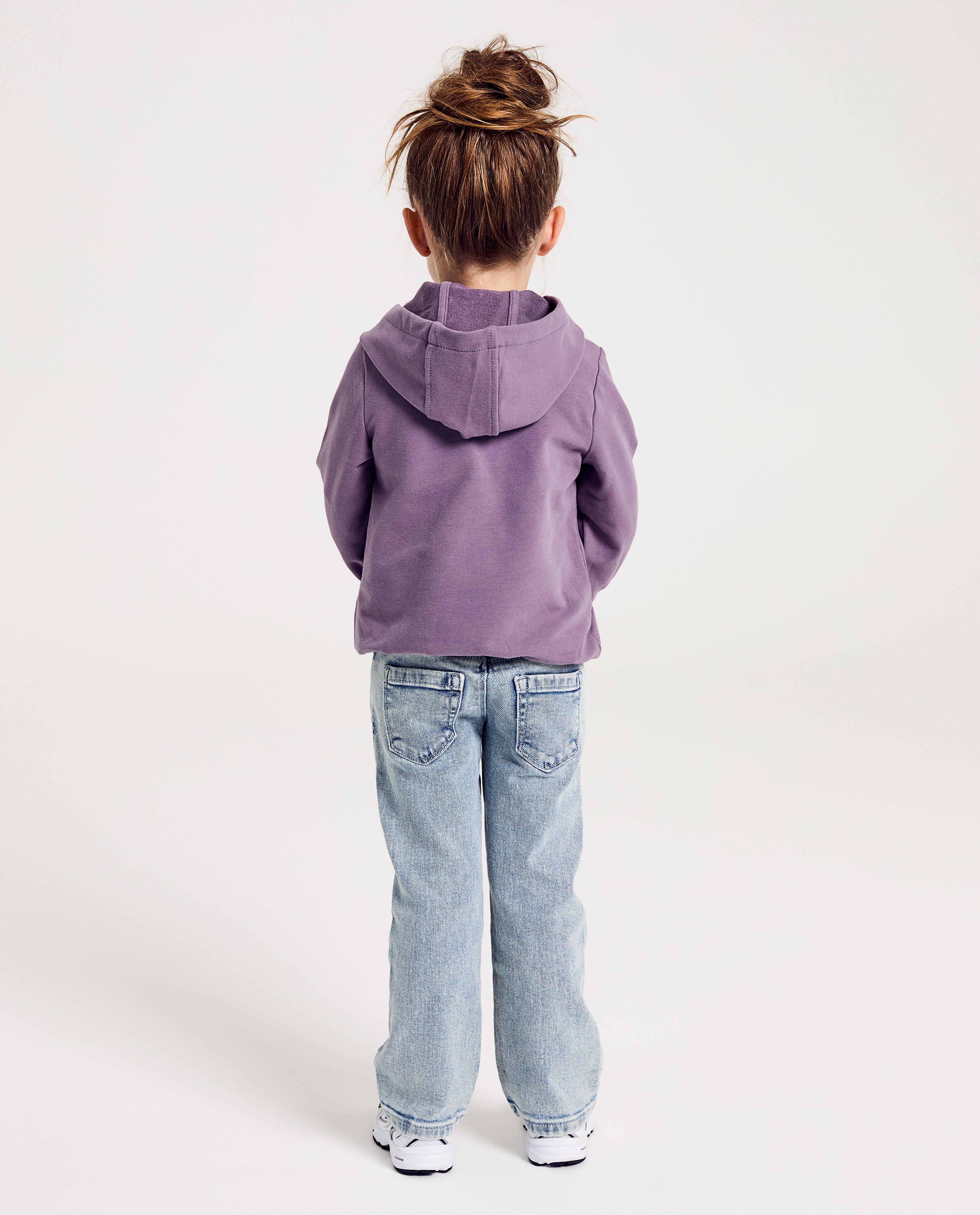 Sweaters - Hoodie met opschrift in reliëf